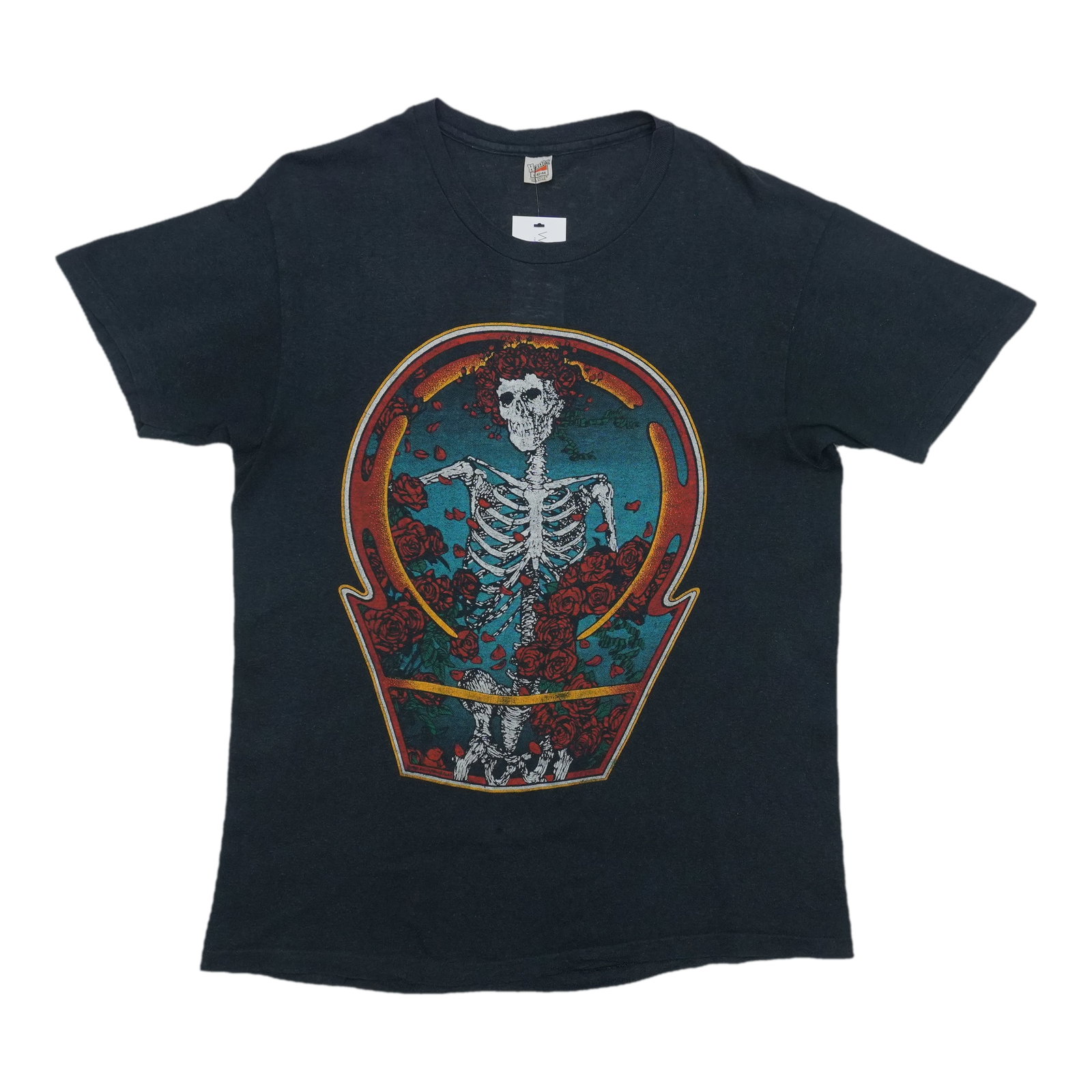 Vintage 1980 Grateful Dead black cotton tee Large (1 of 7)