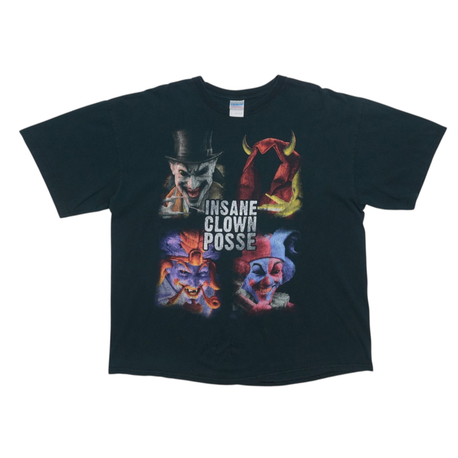 Vintage 2000s Insane Clown Posse Black Cotton Graphic T-Shirt XL (1 of 5)