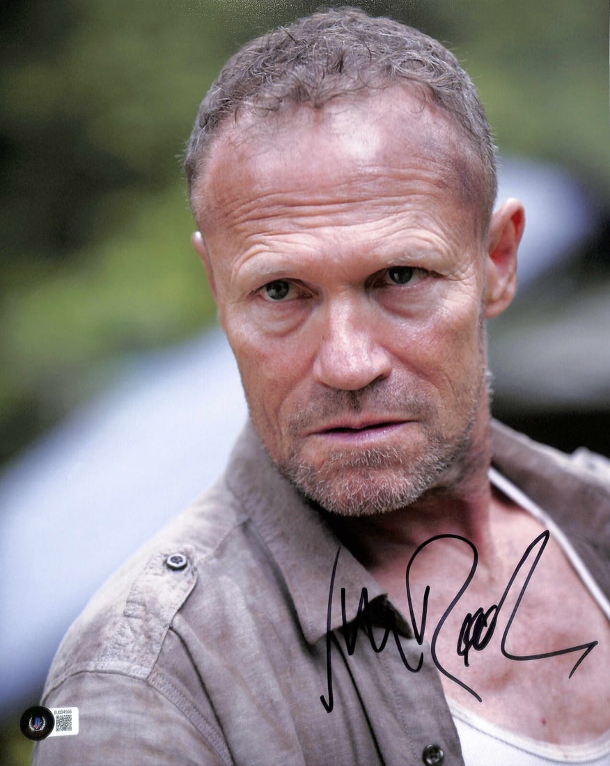 Signed 11x14 Walking Dead Photo Michael Rooker as Merle Dixon Beckett Authenticated (1 of 1)
