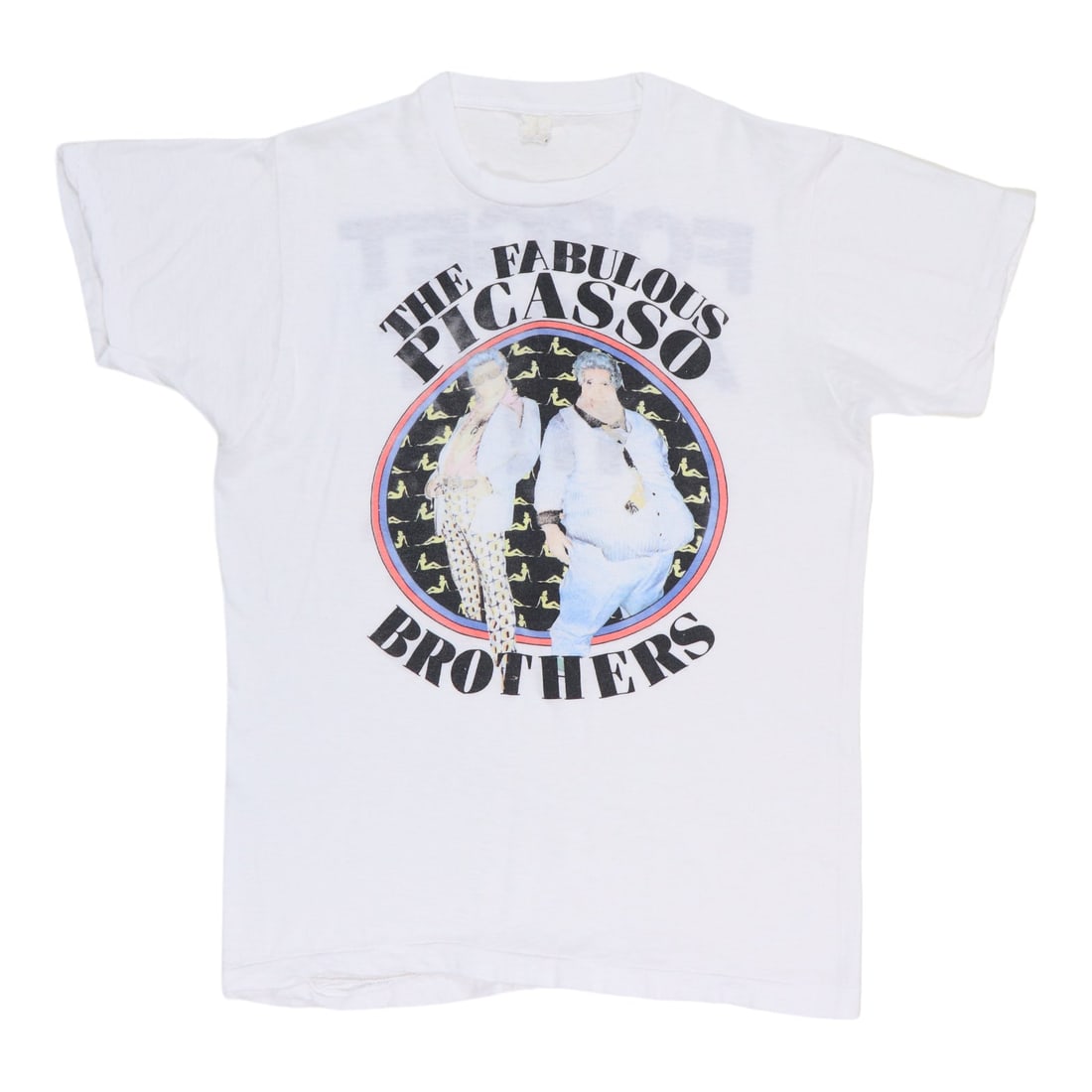Vintage 1986 Fabulous Picasso Bros David Lee Roth White Cotton Shirt (1 of 5)
