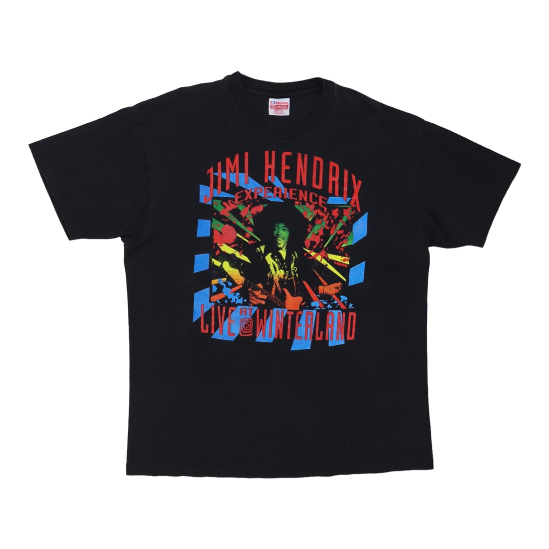 Vintage 1990s Jimi Hendrix Experience Black Cotton T-Shirt Extra Large (1 of 6)