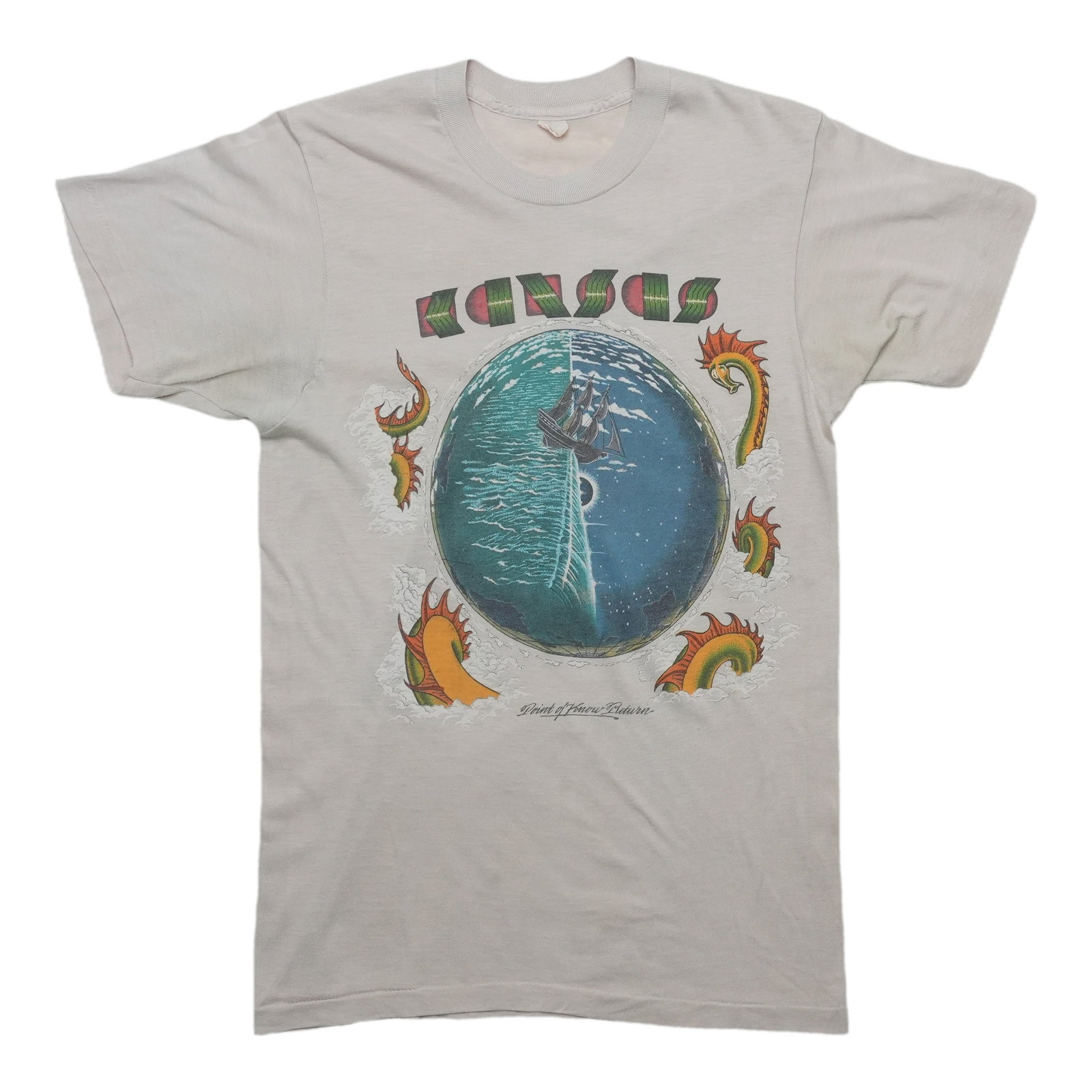 Vintage 1977 Kansas Point Of Know Return Cotton Shirt (1 of 5)