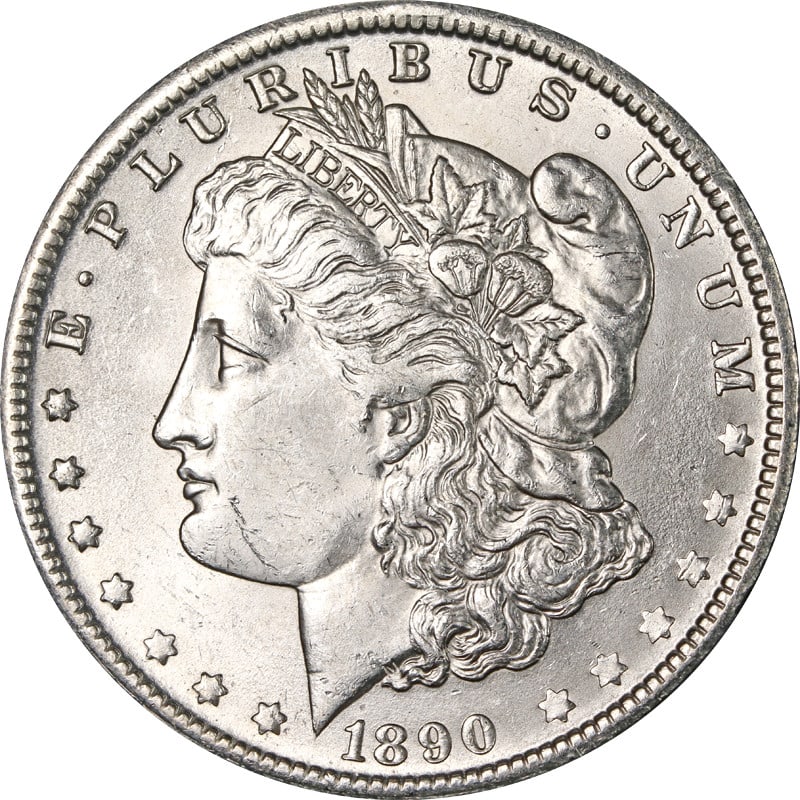Uncirculated 1890 O Morgan Silver Dollar Coin: Uncirculated 1890 O Morgan Silver Dollar Coin 1890-O Morgan Silver Dollar struck in silver. This pre-owned coin is listed as uncirculated and uncertified. Specifications Coin Type: Morgan Silver Dolla