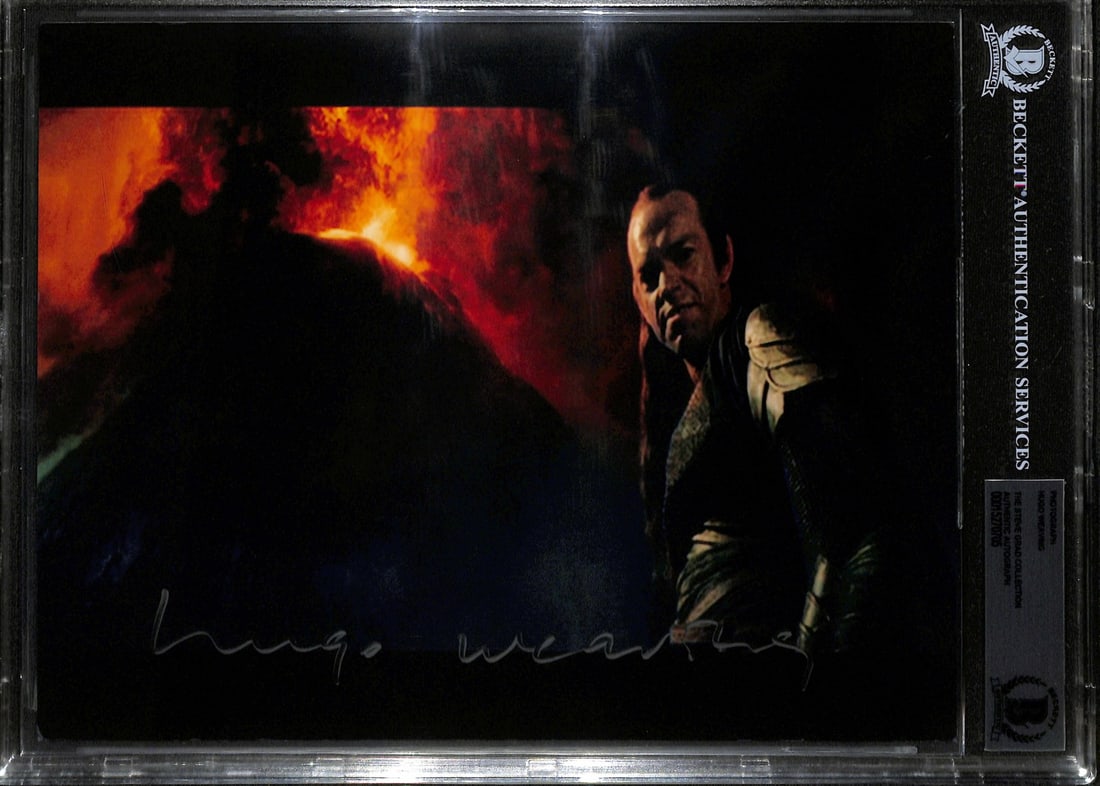Beckett Certified Hugo Weaving Signed 8x10 Lord of the Rings Photo (1 of 1)