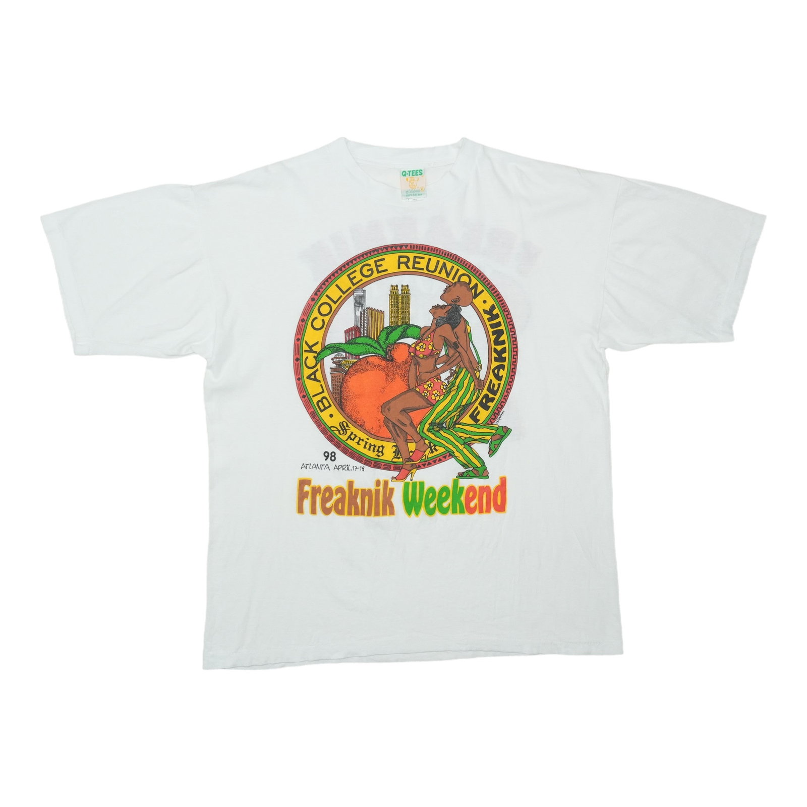Vintage 1998 Freaknik Reunion T Shirt White XL Cotton (1 of 5)