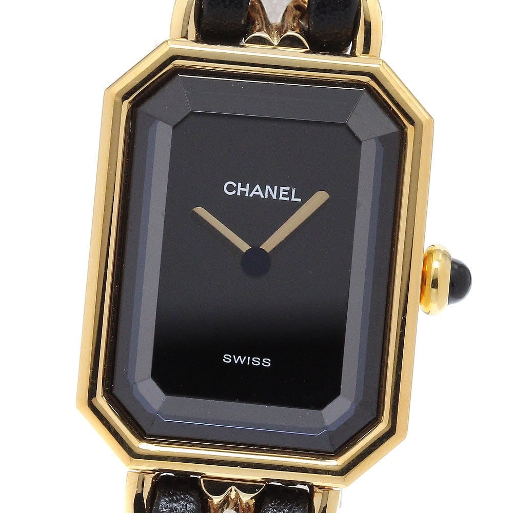 CHANEL Premiere L H0001 Women's Quartz Wristwatch Black Dial (1 of 6)