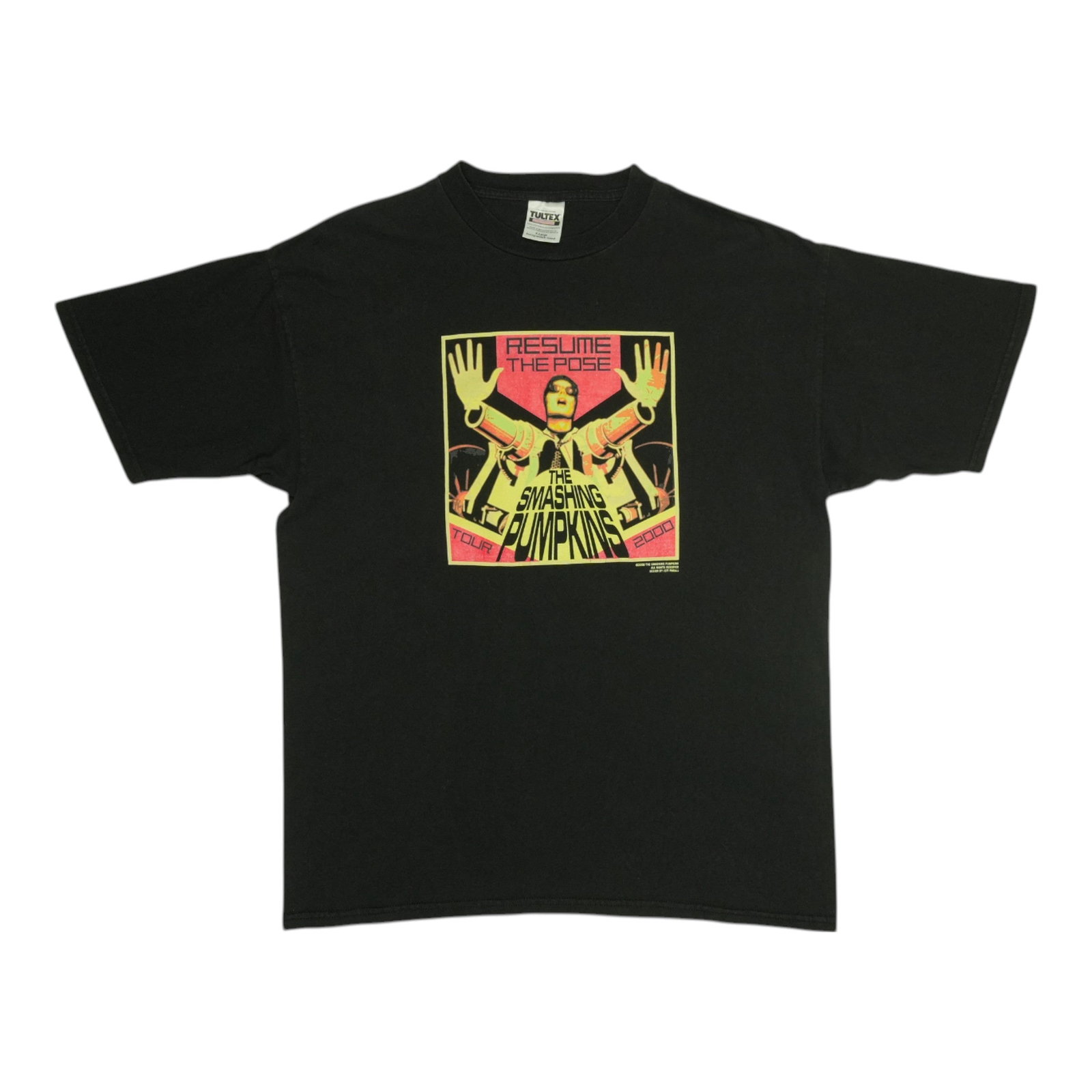 Vintage 2000 Smashing Pumpkins Black Concert T-Shirt Extra Large: Vintage 2000 Smashing Pumpkins Black Concert T-Shirt Extra Large This is an original vintage 2000 Smashing Pumpkins Tour Shirt. It is not a modern reproduction and features no graphics on the back. Th