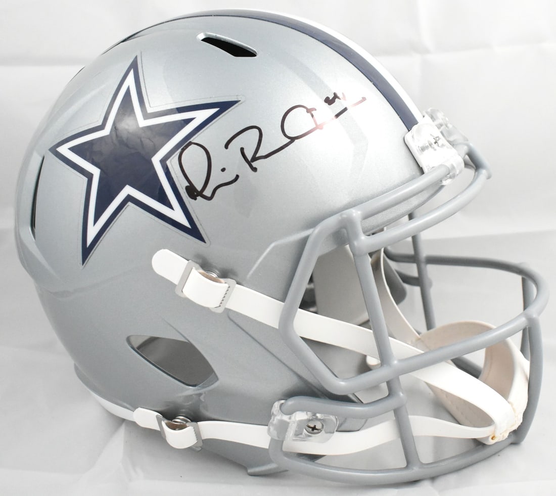 Dallas Cowboys full size speed helmet signed by Michael Irvin Beckett W Holo (1 of 5)