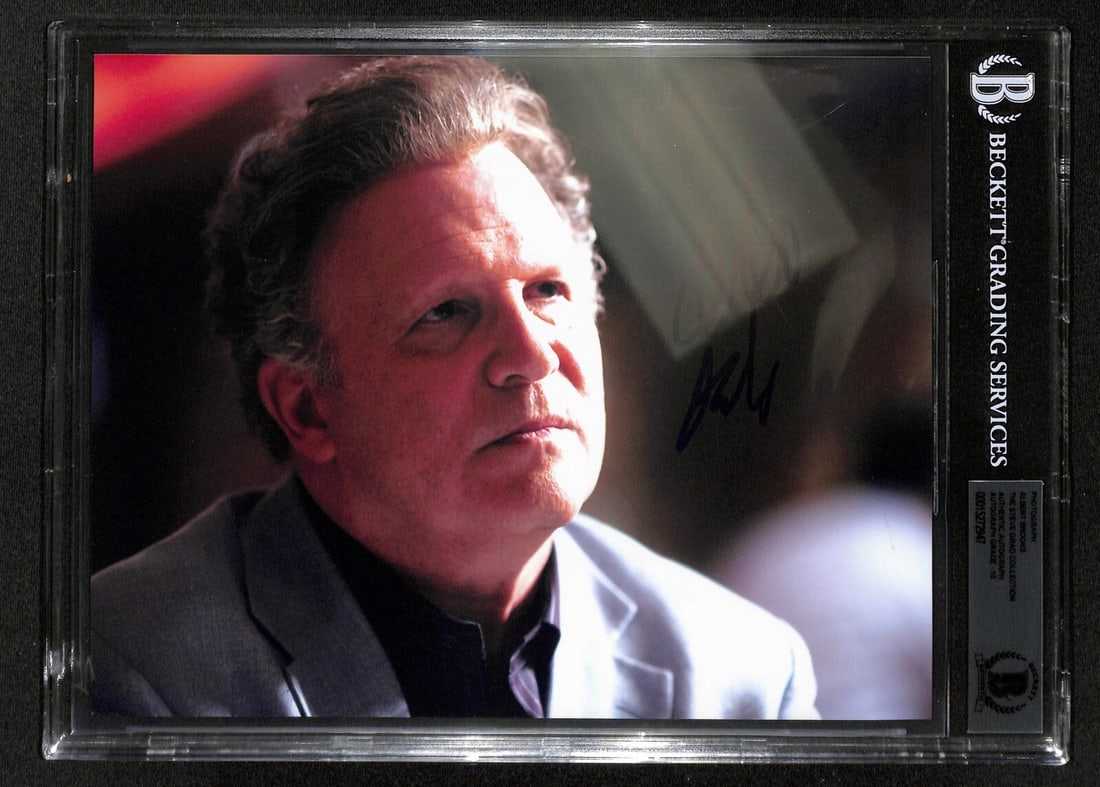 Albert Brooks Signed Drive 8x10 Photo Beckett Auto Grade 10 Slabbed: Albert Brooks Signed Drive 8x10 Photo Beckett Auto Grade 10 Slabbed This is an original 8x10 color photograph signed by actor Albert Brooks, who portrayed Bernie Rose in the movie Drive. The autograph