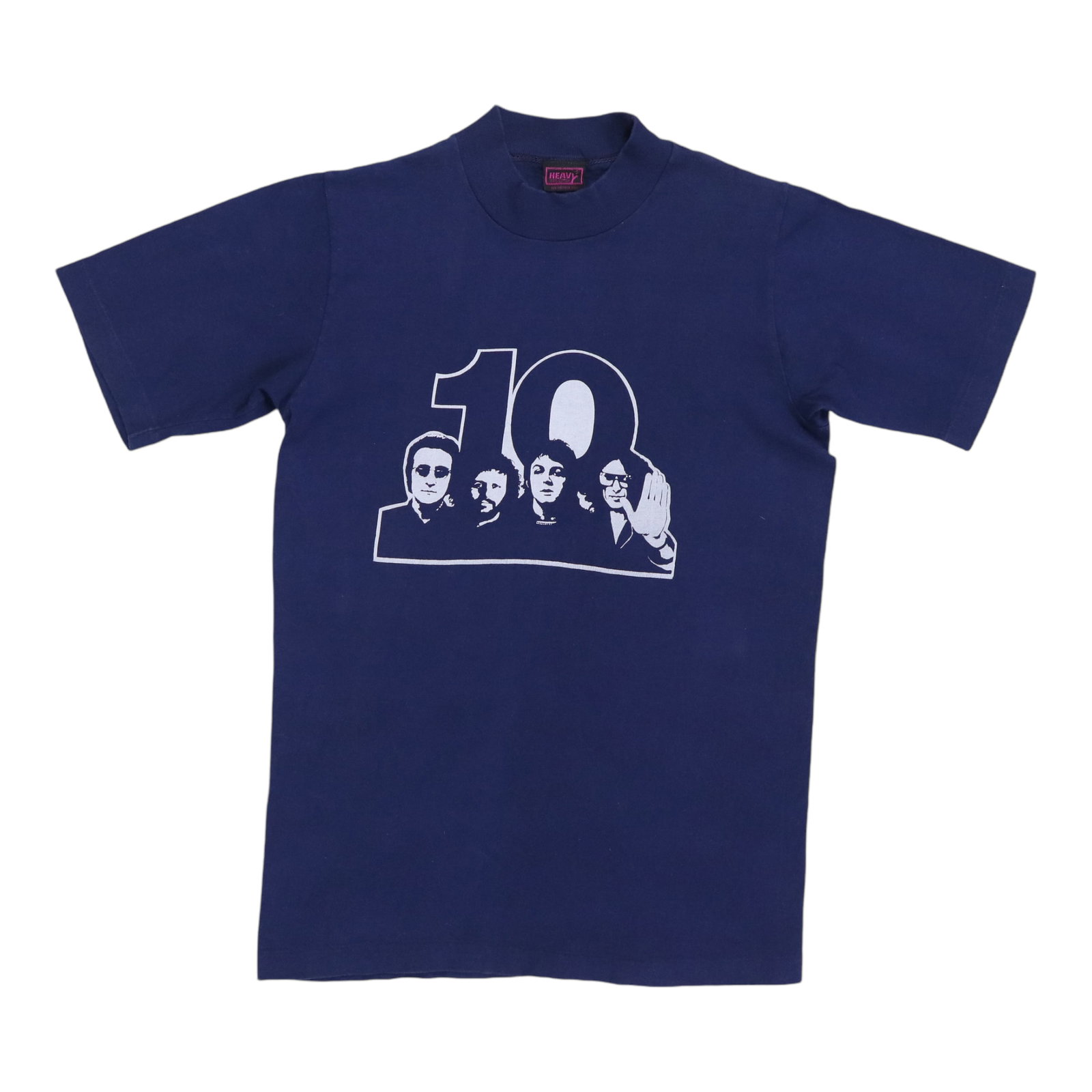 Vintage 1974 Beatles 10th Anniversary Promotional Blue Cotton Shirt: Vintage 1974 Beatles 10th Anniversary Promotional Blue Cotton Shirt This is an original vintage 1974 The Beatles 10th Anniversary promotional shirt. It is a true vintage item from the 1970s, not a mod