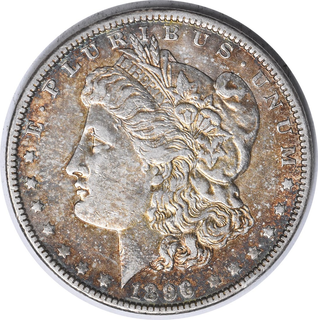 1896-O Morgan Silver Dollar 90% Silver Uncertified XF Coin: 1896-O Morgan Silver Dollar 90% Silver Uncertified XF Coin This 1896-O Morgan Silver Dollar is a stunning piece of numismatic history, featuring a design by George T. Morgan. The coin is composed of 9