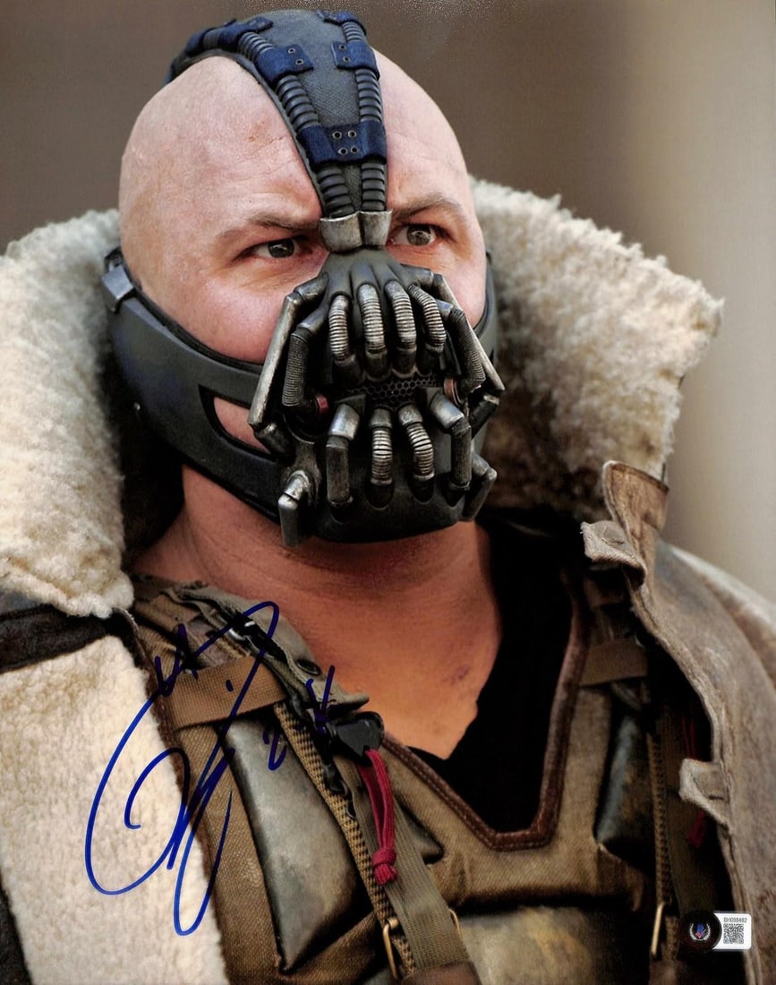 Beckett authenticated 11x14 Bane photo signed by Tom Hardy (1 of 1)