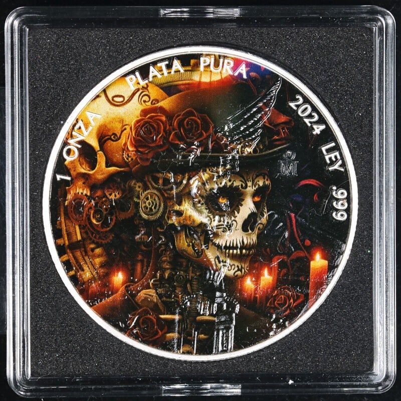 2024 Mexico Silver Libertad Caballero De La Muerte Steampunk Coin (1 of 3)