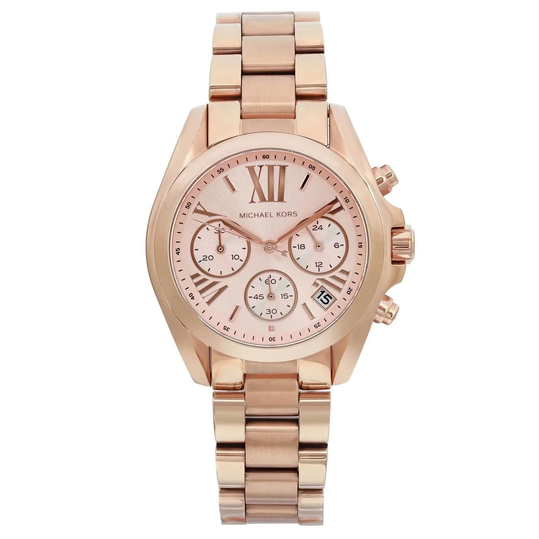 Michael Kors Bradshaw women's quartz wristwatch rose gold-tone steel MK5799 (1 of 4)