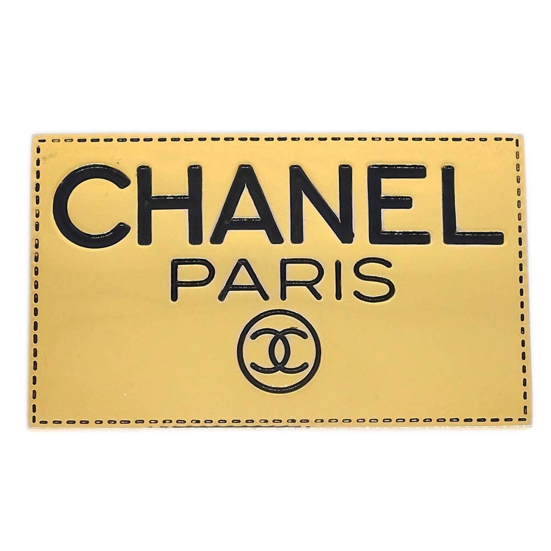 CHANEL Gold Plated Brooch Pin: CHANEL Gold Plated Brooch Pin Gold-plated Chanel brooch pin in very good condition with minor scuffs. A concise accessory piece with a classic Chanel presentation. Specifications Brand: Chanel Item Ty
