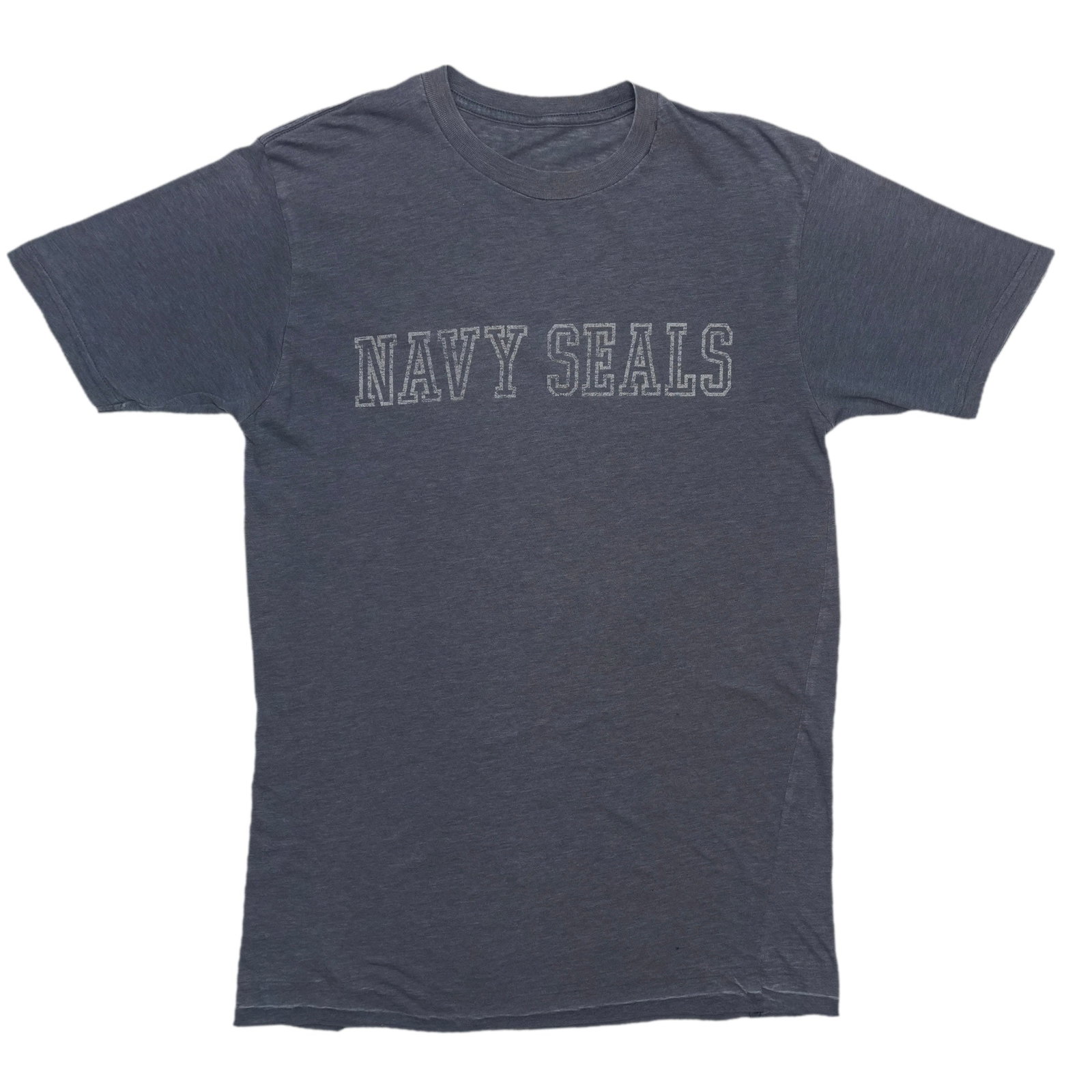 Vintage 1980s Navy Seals Black 50 50 Shirt: Vintage 1980s Navy Seals Black 50 50 Shirt Authentic vintage Navy Seals shirt from the 1980s. This original single-stitch tee is a true vintage piece, not a modern reproduction. Please use the provide