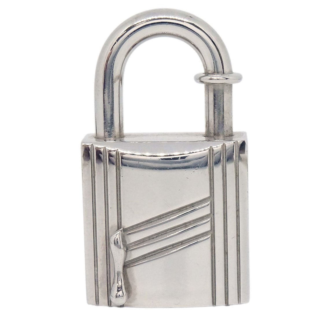 Hermes 1998 Annee Arbre silver plated Cadena bag charm (1 of 5)