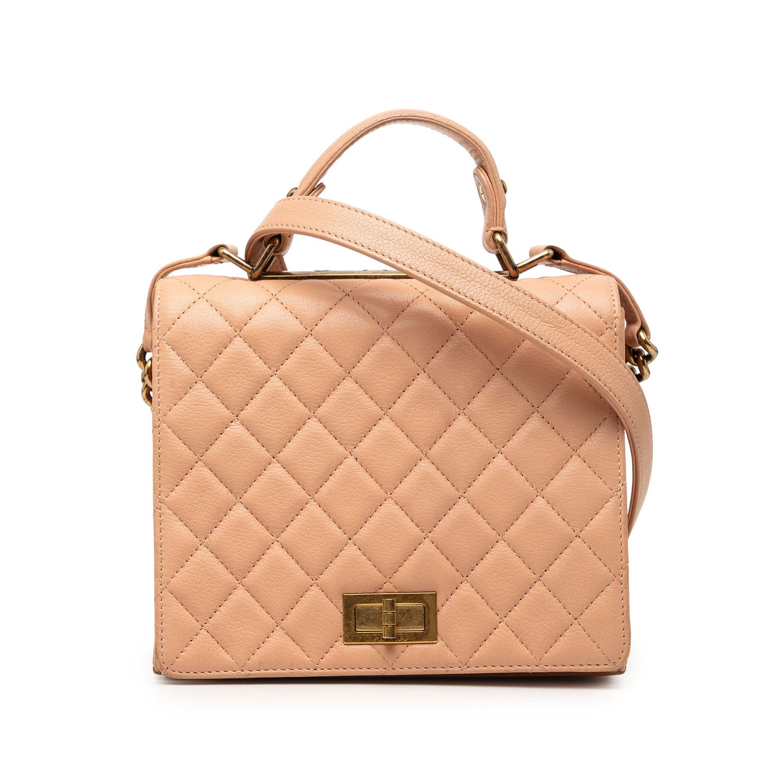 Chanel Reissue 2.55 Rita Top Handle Flap Goatskin Satchel (1 of 6)