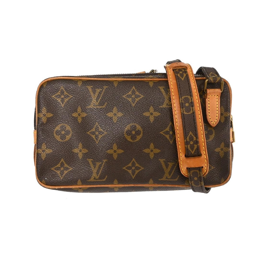 Louis Vuitton Marly Bandouliere Monogram Canvas Crossbody Bag: Louis Vuitton Marly Bandouliere Monogram Canvas Crossbody Bag Vintage Louis Vuitton Marly Bandouliere shoulder bag in Monogram canvas with leather trim and a zip closure. This women's crossbody bag sh