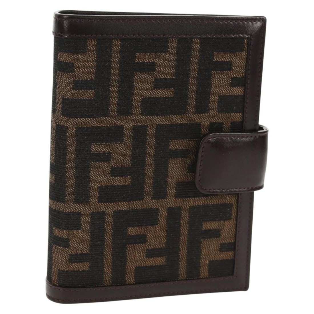 Fendi Zucca Canvas Women Planner Black Brown Italy: Fendi Zucca Canvas Women Planner Black Brown Italy This FENDI Zucca Canvas Planner features the iconic black and brown Zucca pattern and is crafted from durable canvas. It is designed for women and of