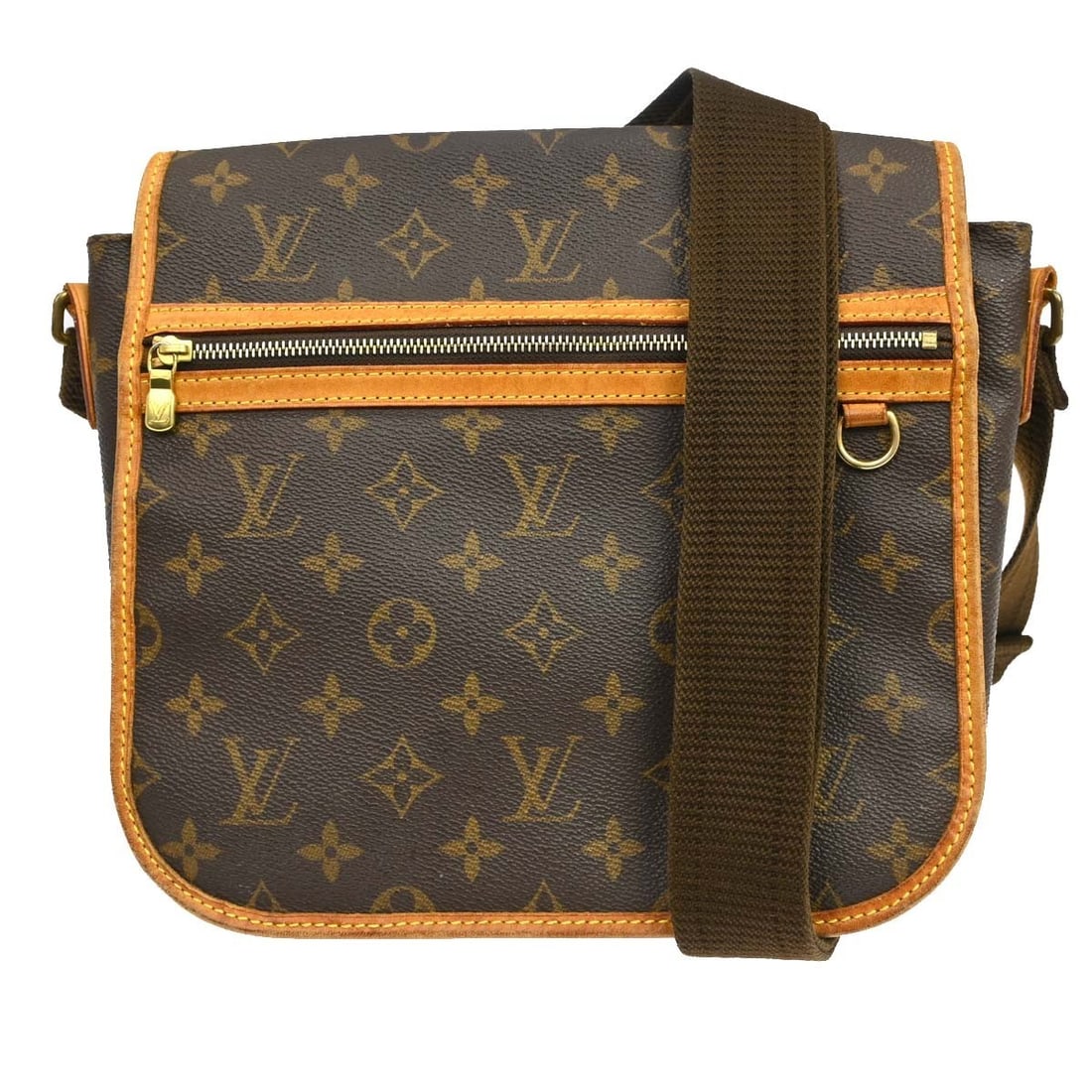 Louis Vuitton Bosphore PM Monogram Crossbody Messenger Bag M40106: Louis Vuitton Bosphore PM Monogram Crossbody Messenger Bag M40106 Vintage Louis Vuitton Bosphore PM messenger shoulder bag in brown Monogram canvas and leather. This medium crossbody style features a 