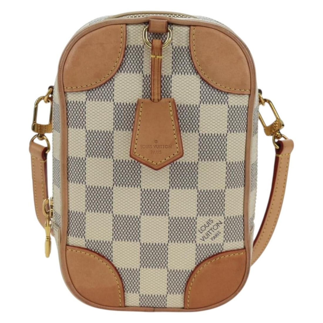 Louis Vuitton NeoKapi Beige Canvas Handbag 11cm x 17cm x 5cm: Louis Vuitton NeoKapi Beige Canvas Handbag 11cm x 17cm x 5cm The Louis Vuitton NeoKapi handbag features the iconic Damier canvas in beige, designed for women. It offers a compact yet functional style 