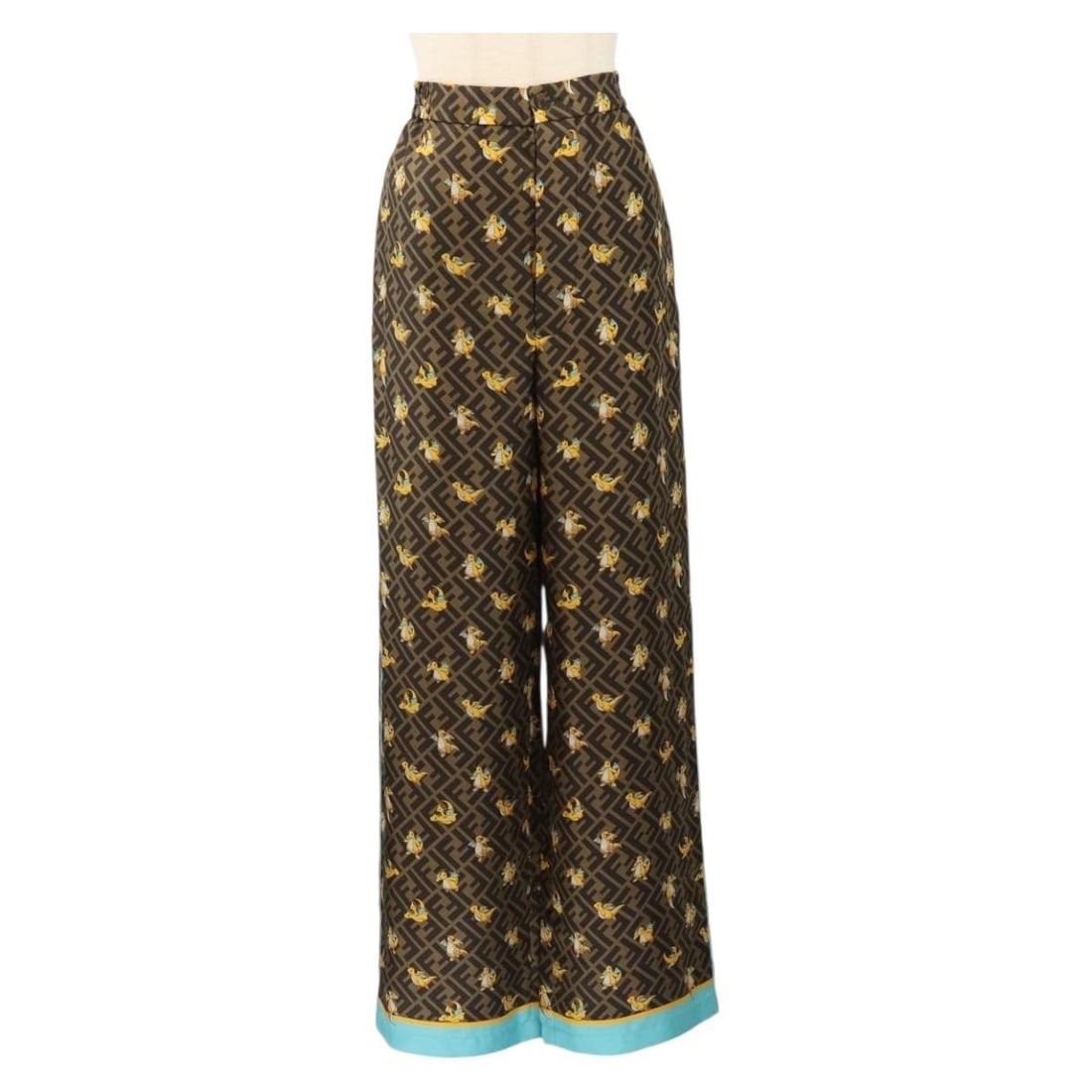 Womens Zucca Canvas Trousers FENDI FRGMT Pokemon Black Brown: Womens Zucca Canvas Trousers FENDI FRGMT Pokemon Black Brown Authentic FENDI x FRGMT x POKEMON pants in black and brown Zucca canvas. Made in Italy, this women's style is presented in excellent condit