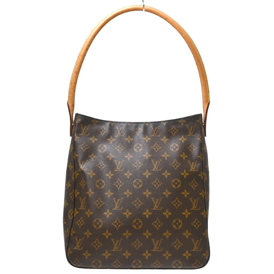 Louis Vuitton Looping Shoulder Bag Monogram Canvas Brown: Louis Vuitton Looping Shoulder Bag Monogram Canvas Brown Louis Vuitton Monogram Looping is a women's handbag crafted in brown monogram canvas. It was made in France and measures 28 cm x 30 cm x 10 cm.