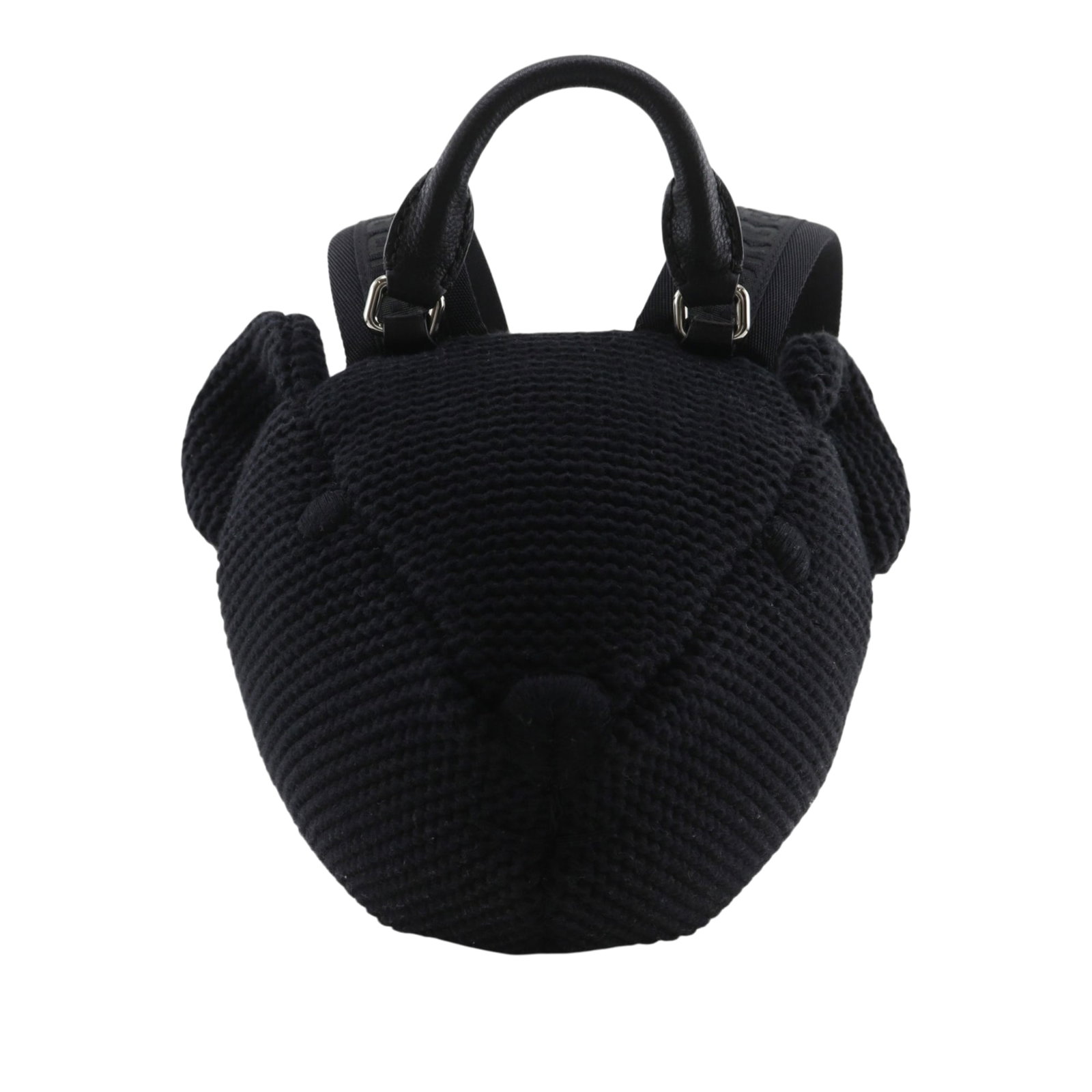 Burberry Thomas Bear Fabric Backpack Black (1 of 12)