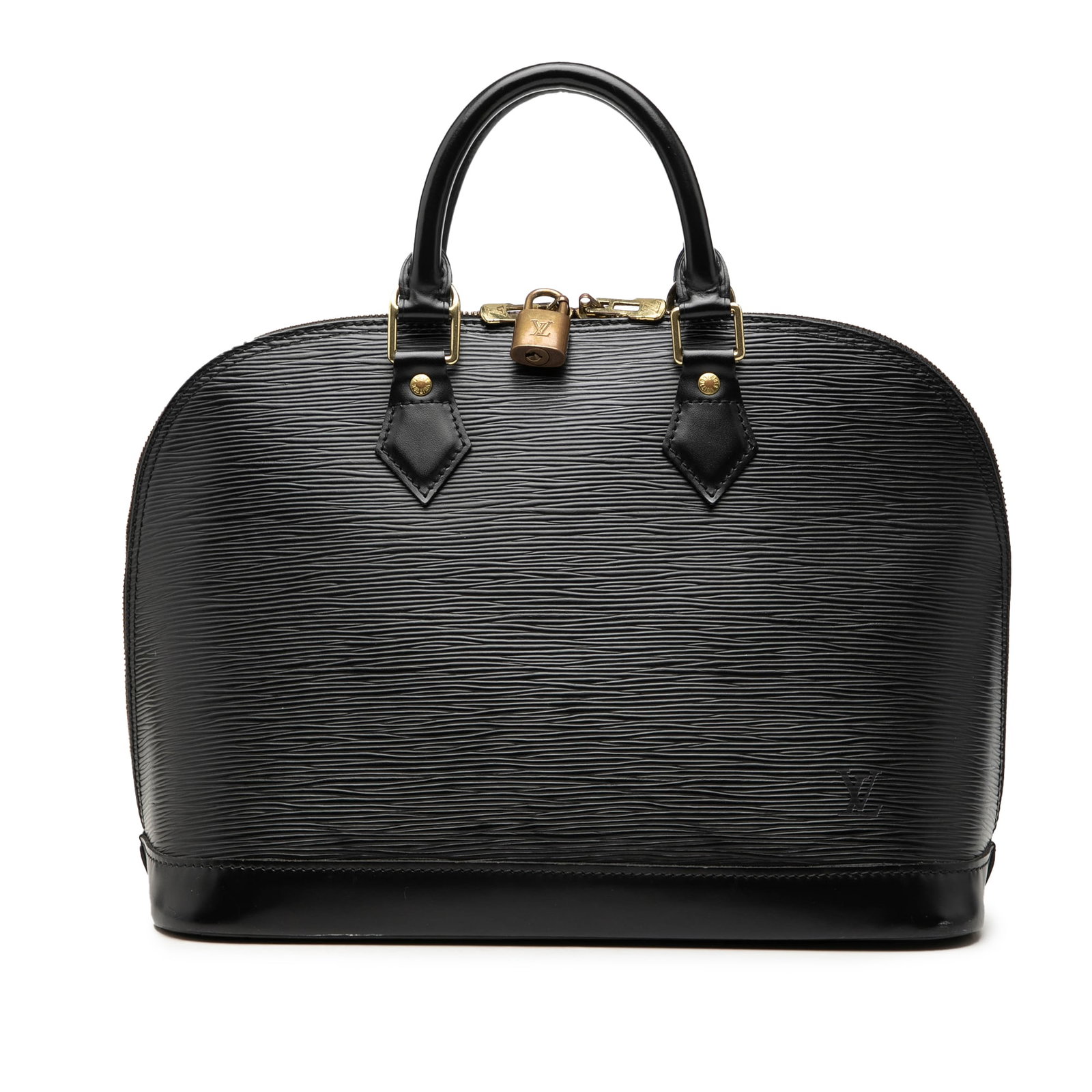 Louis Vuitton Alma PM black Epi leather handbag (1 of 6)