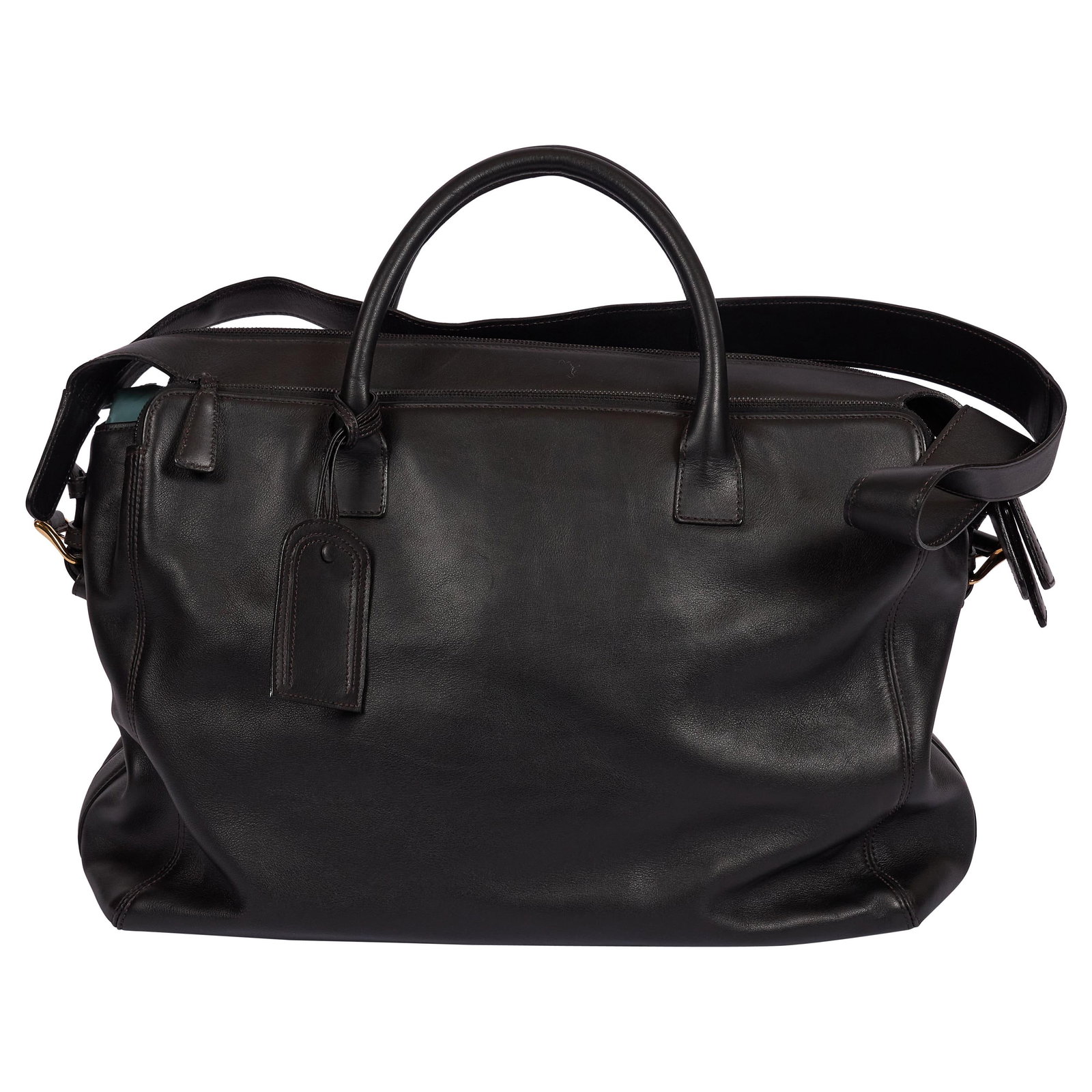 Chanel 1990s Black Lambskin Weekender Bag Unisex: Chanel 1990s Black Lambskin Weekender Bag Unisex Vintage Chanel unisex weekender bag crafted in black butter lambskin. This 1990s piece features a compact travel-ready silhouette and comes with a