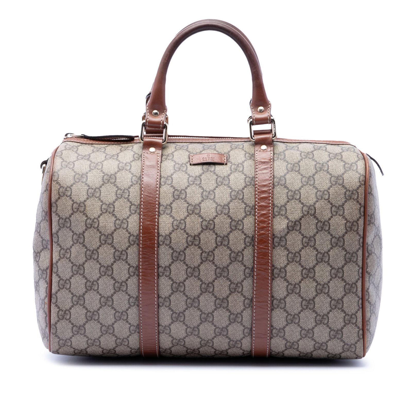 Gucci Joy Boston Bag Medium GG Supreme Beige Canvas (1 of 6)