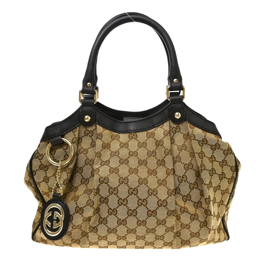 Gucci Sukey medium tote in beige GG canvas and leather (1 of 7)