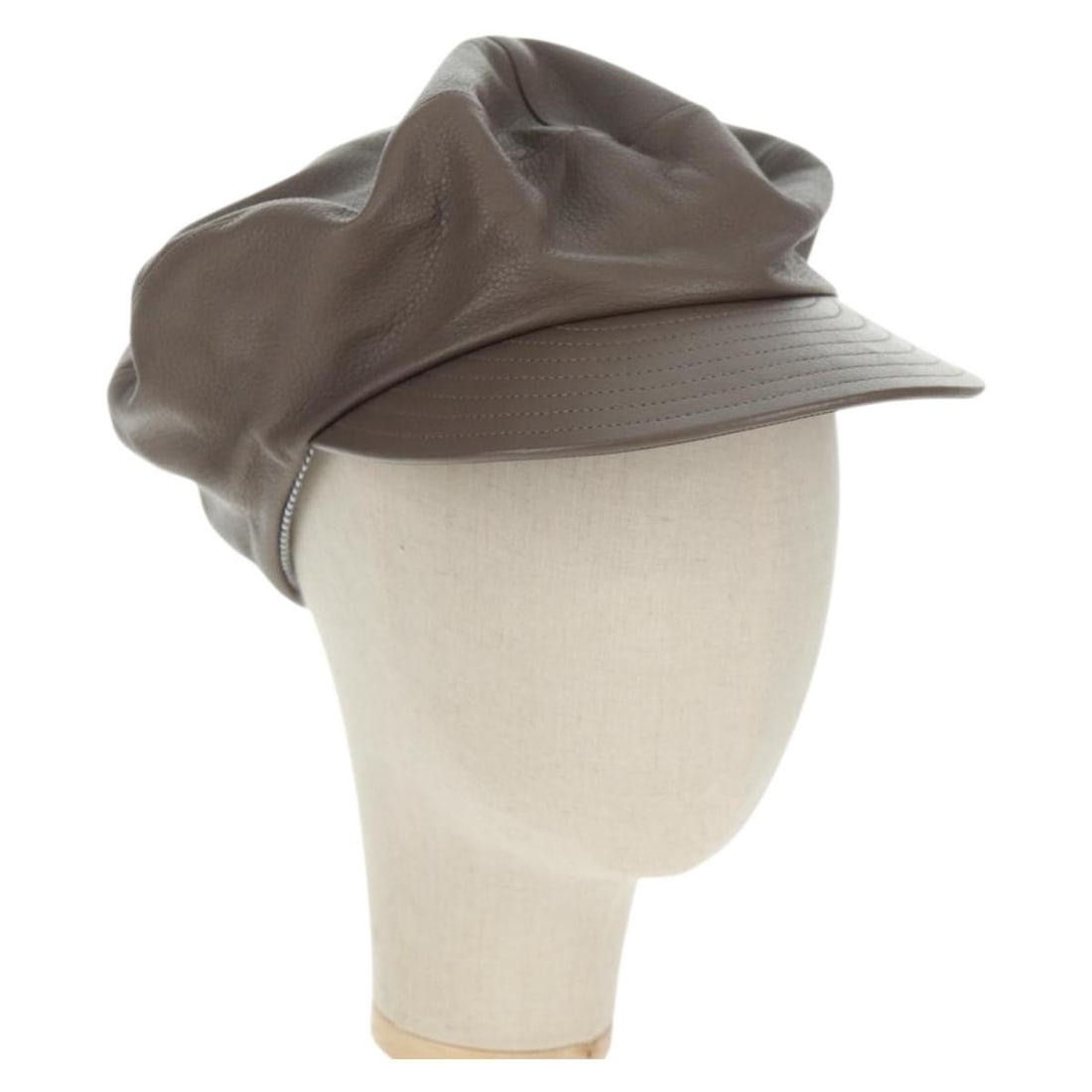 Beige Leather Women's Cap Louis Vuitton France (1 of 13)