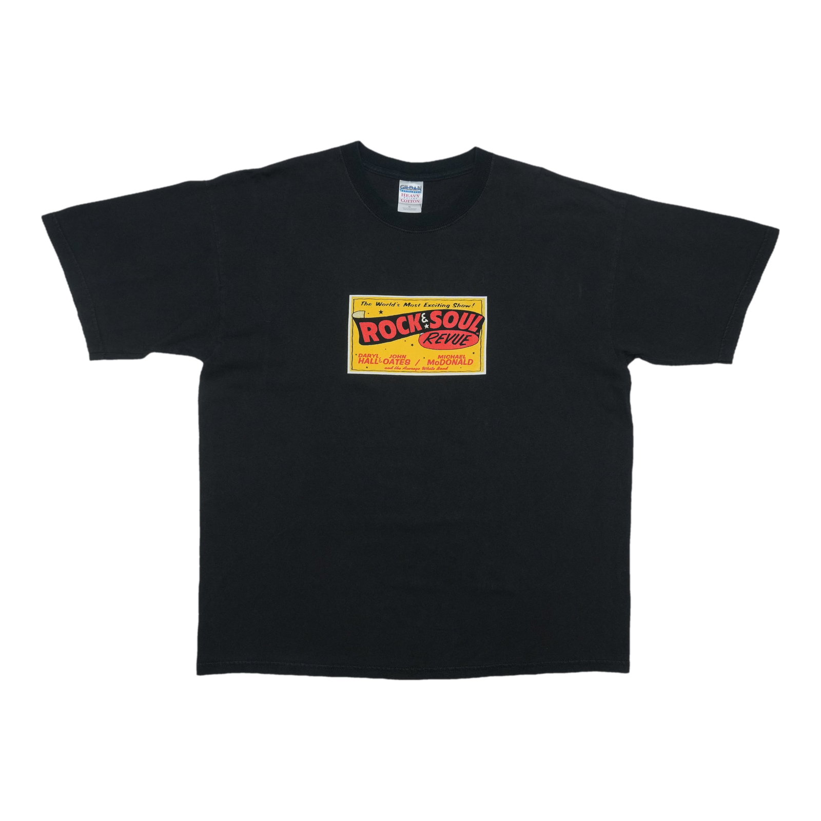 Vintage Hall & Oates Rock & Soul Revue 2004 Black Shirt XL: Vintage Hall & Oates Rock & Soul Revue 2004 Black Shirt XL Authentic vintage 2004 Hall & Oates Rock & Soul Revue shirt from the 2000s. This is an original vintage shirt, not a modern reproduction. Siz