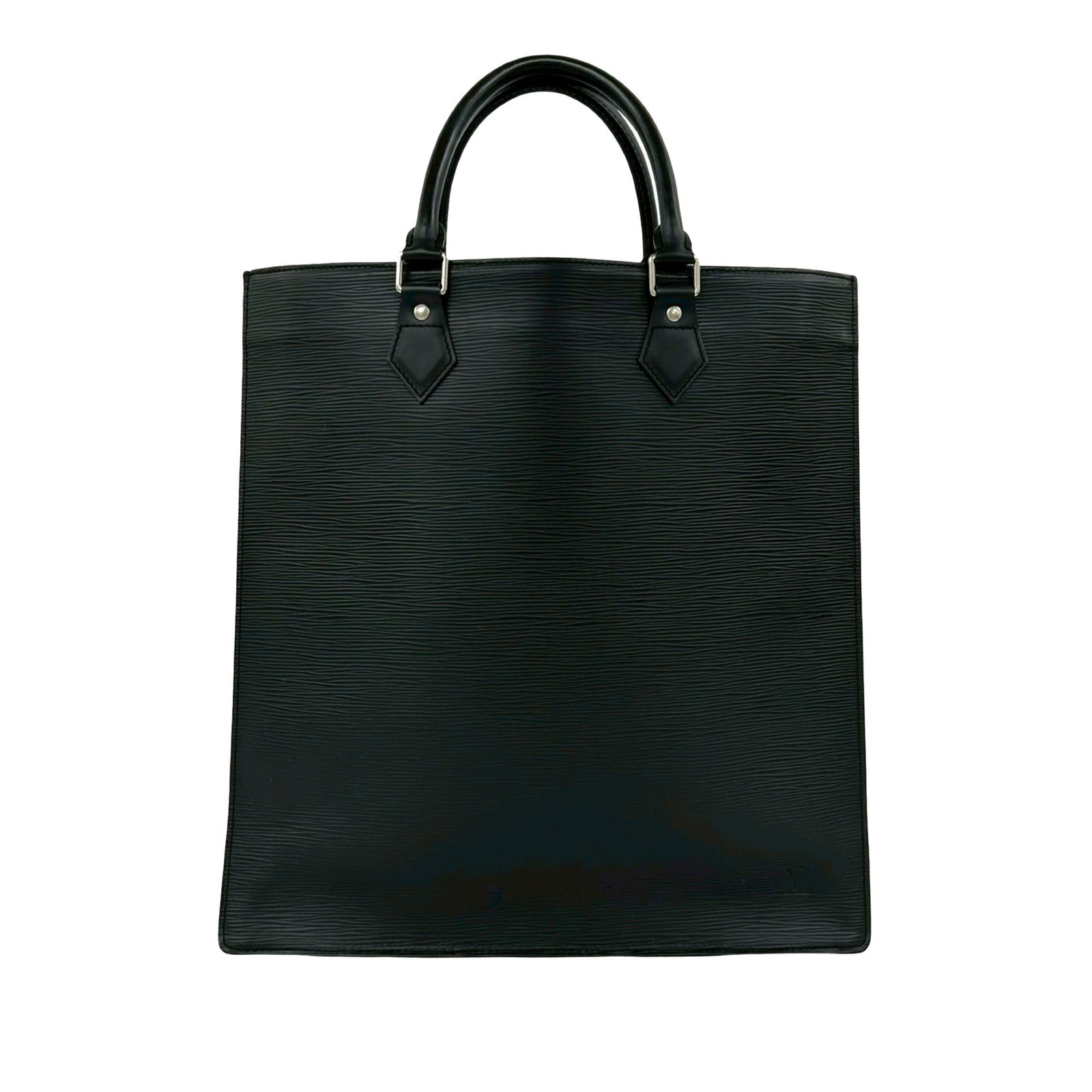Louis Vuitton Epi Leather Sac Plat GM Black Tote (1 of 9)