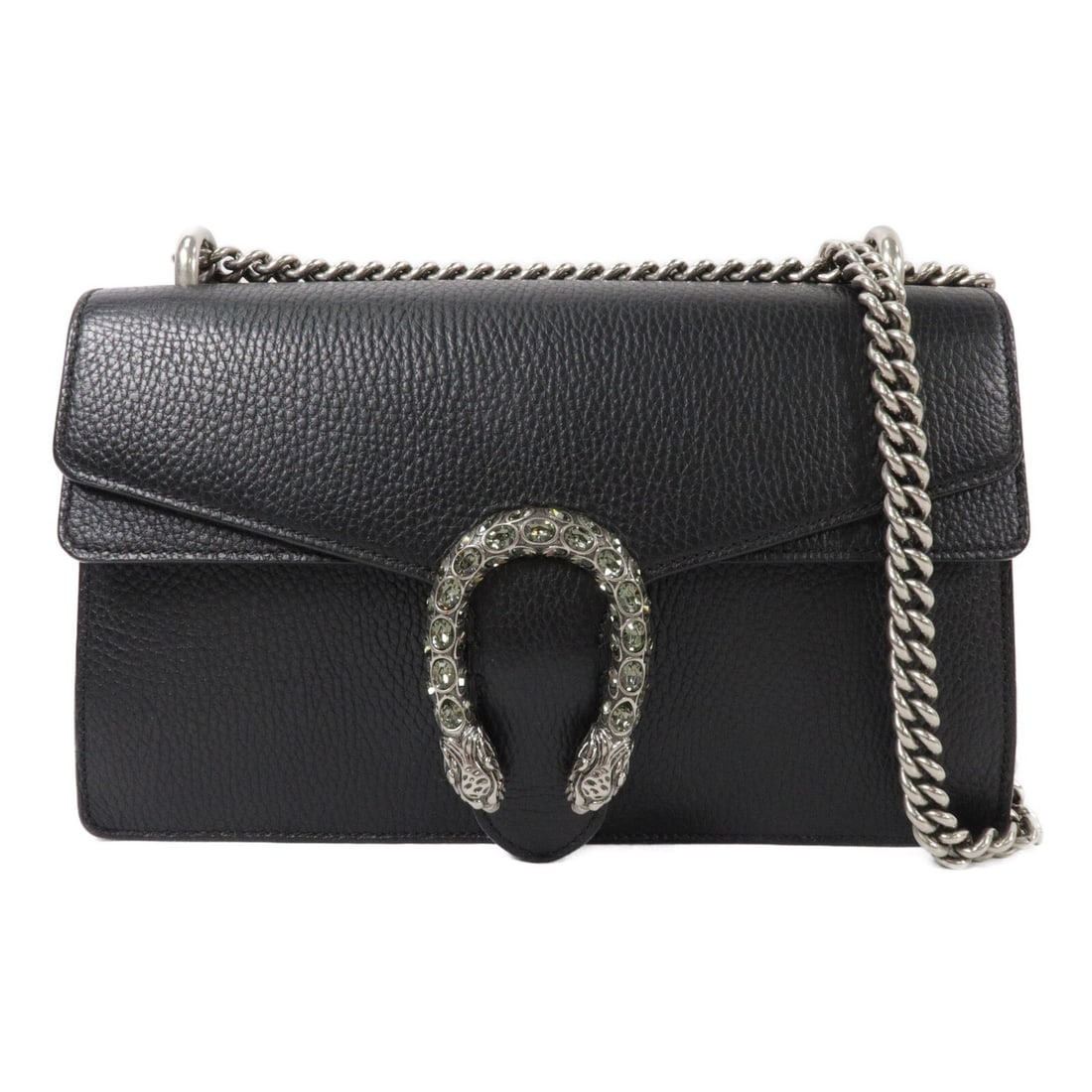 Gucci Dionysus 400249 black calfskin chain shoulder bag (1 of 13)