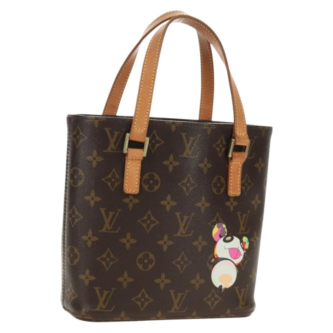 Louis Vuitton M51173 Vavin PM Panda Monogram Canvas Tote: Louis Vuitton M51173 Vavin PM Panda Monogram Canvas Tote Louis Vuitton Monogram Panda Vavin PM Tote Bag in Monogram Canvas, made in France. This women's tote bag features the Monogram exterior and com
