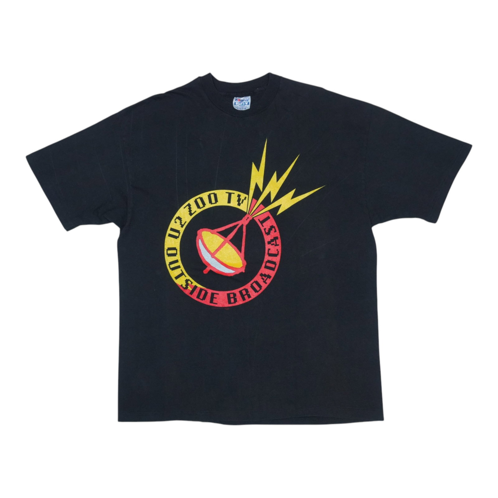 Black 1992 U2 Zoo TV Tour T Shirt XL Cotton (1 of 5)