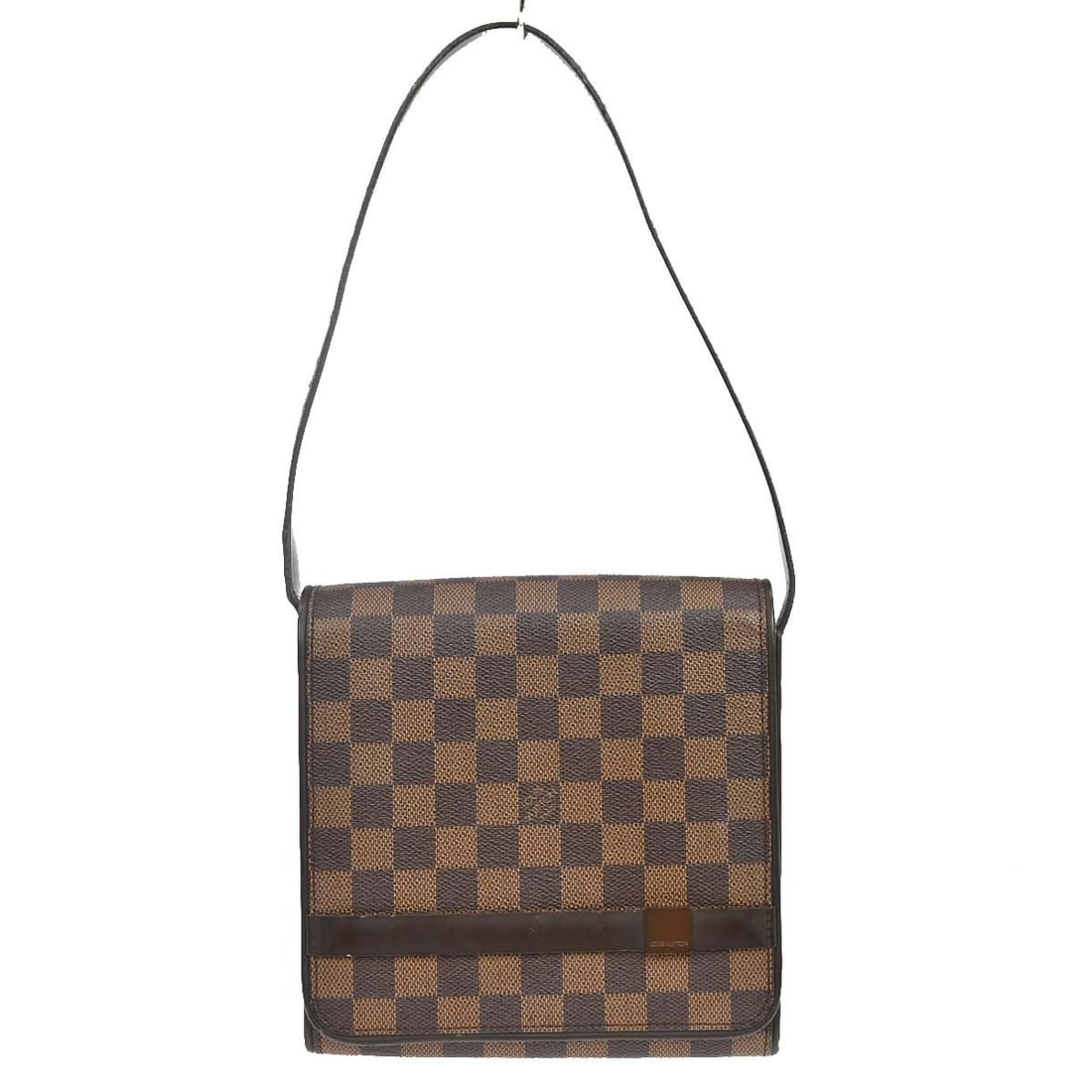 Louis Vuitton Tribeca Mini Carre Top Handle Bag Damier Ebene N51162: Louis Vuitton Tribeca Mini Carre Top Handle Bag Damier Ebene N51162 Louis Vuitton Tribeca Mini Carre handbag in Damier Ebene canvas with leather trim and a top handle design. This women's mini handbag