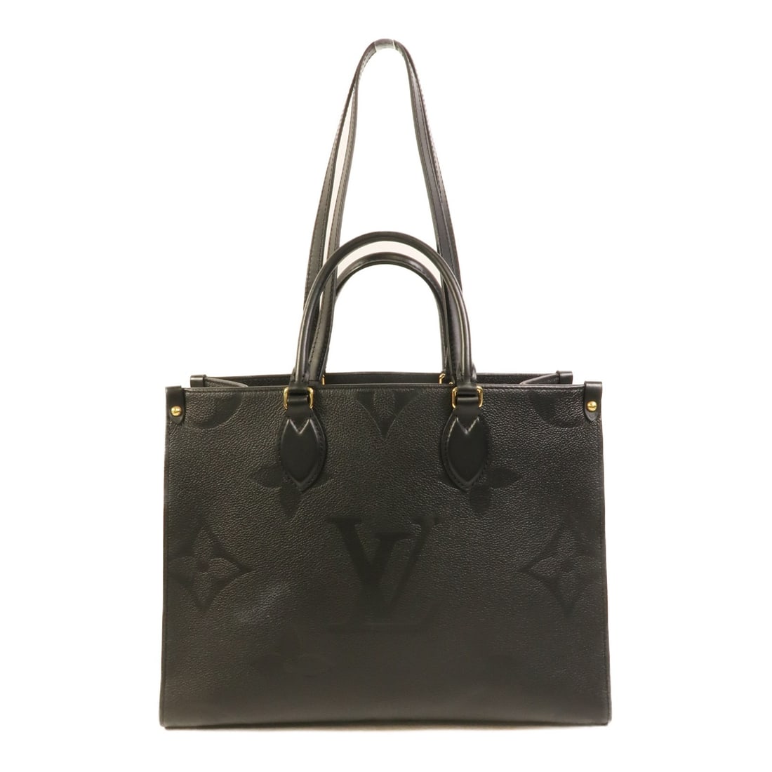 Louis Vuitton On The Go MM M45595 black Monogram Empreinte shoulder bag (1 of 14)