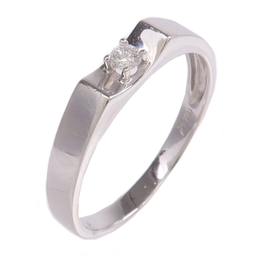 18K White Gold Diamond Ring JEWELRY Womens Size 9.5 (1 of 9)