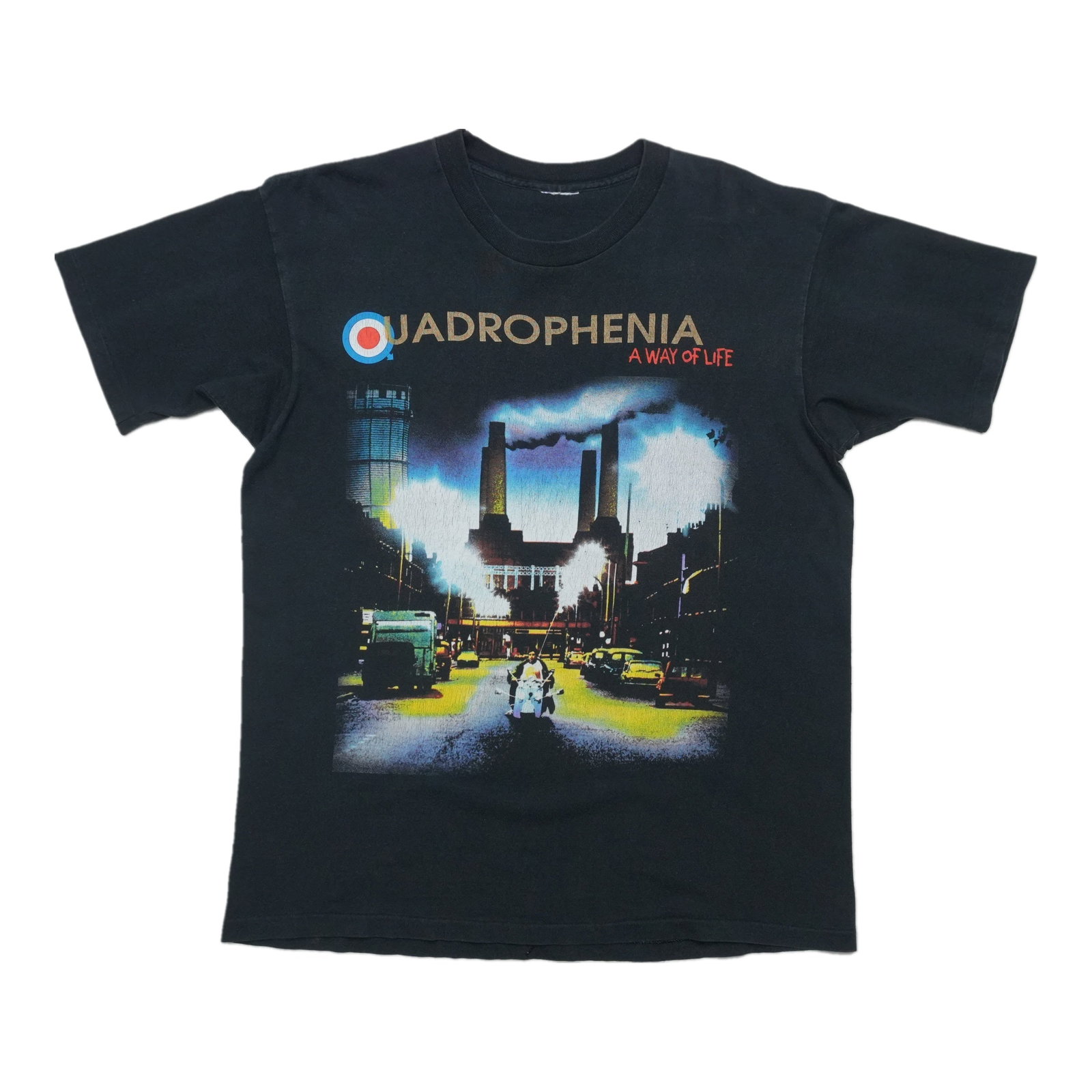 Black 1997 The Who Quadrophenia Tour Shirt A Way Of Life: Black 1997 The Who Quadrophenia Tour Shirt A Way Of Life Authentic vintage 1997 The Who Quadrophenia A Way Of Life Tour shirt with front and back graphics. This is an original 1990s single-stitch shir