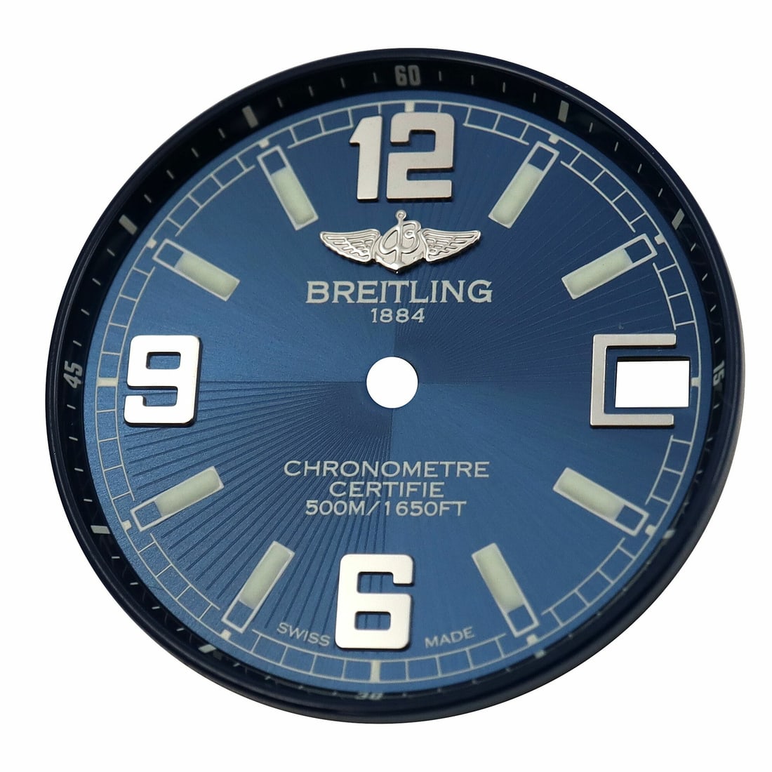 Breitling Colt Lady A7738711 Blue Dial for 33mm Women's Watch: Breitling Colt Lady A7738711 Blue Dial for 33mm Women's Watch Enhance your Breitling Colt watch with this exquisite Colt Lady dial. Designed specifically for the 33mm women's watch, this stunning blue