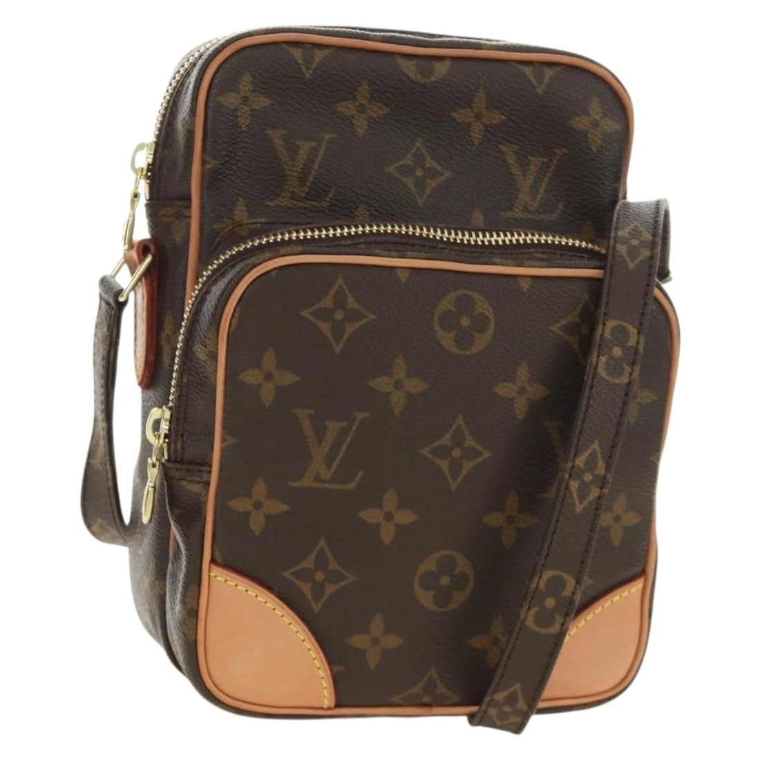 Louis Vuitton M45236 Amazon Monogram Canvas Shoulder Bag with Dust Bag: Louis Vuitton M45236 Amazon Monogram Canvas Shoulder Bag with Dust Bag Louis Vuitton Monogram Amazon shoulder bag in Monogram Canvas, made in France. It comes with a dust bag and features the M45236 m
