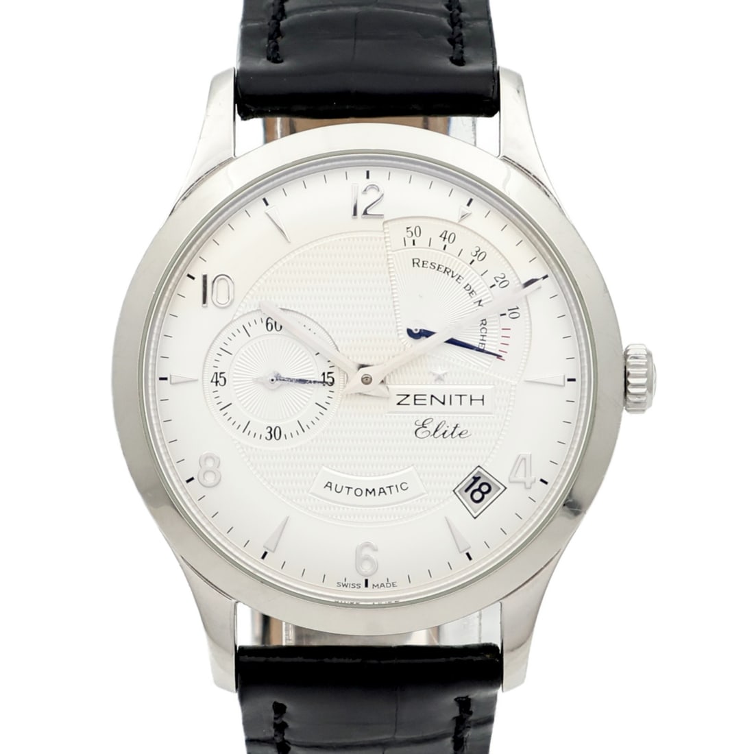 ZENITH Elite 03.1125.685 mens automatic watch in stainless steel (1 of 12)