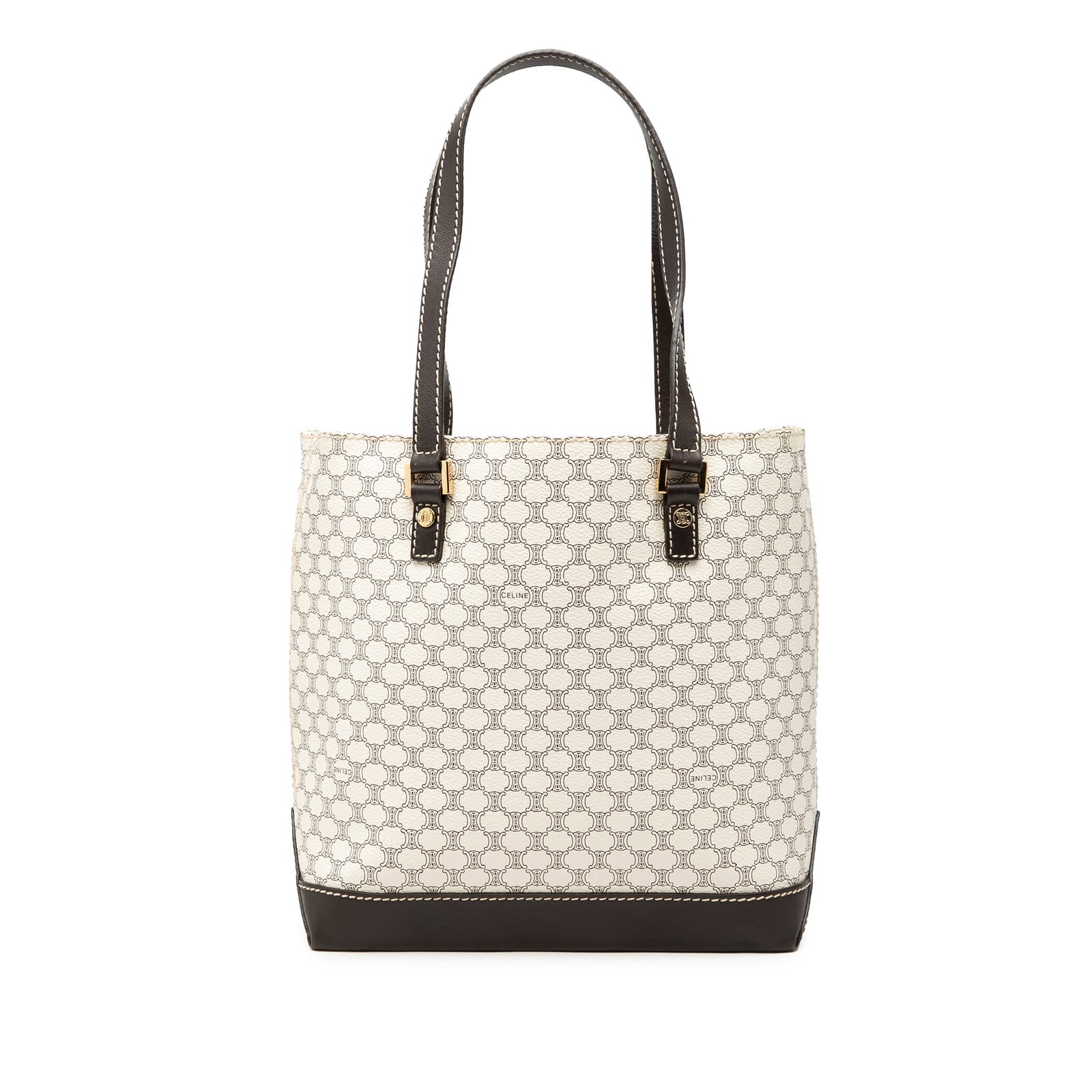 Celine Macadam Tote Bag in Coated Canvas with Leather Trim (1 of 7)