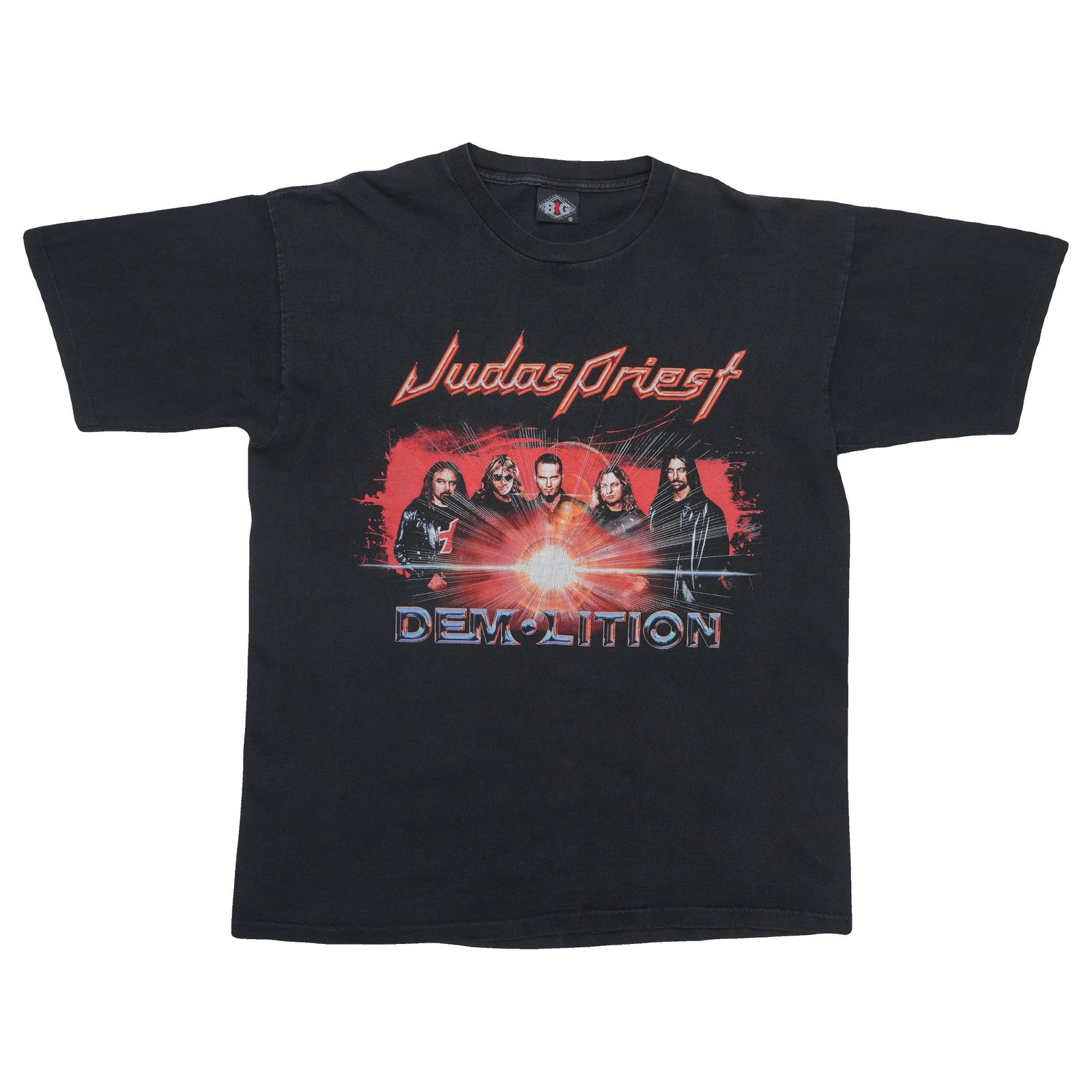 Judas Priest Demolition Tour Vintage T Shirt 2001 Black XL (1 of 5)
