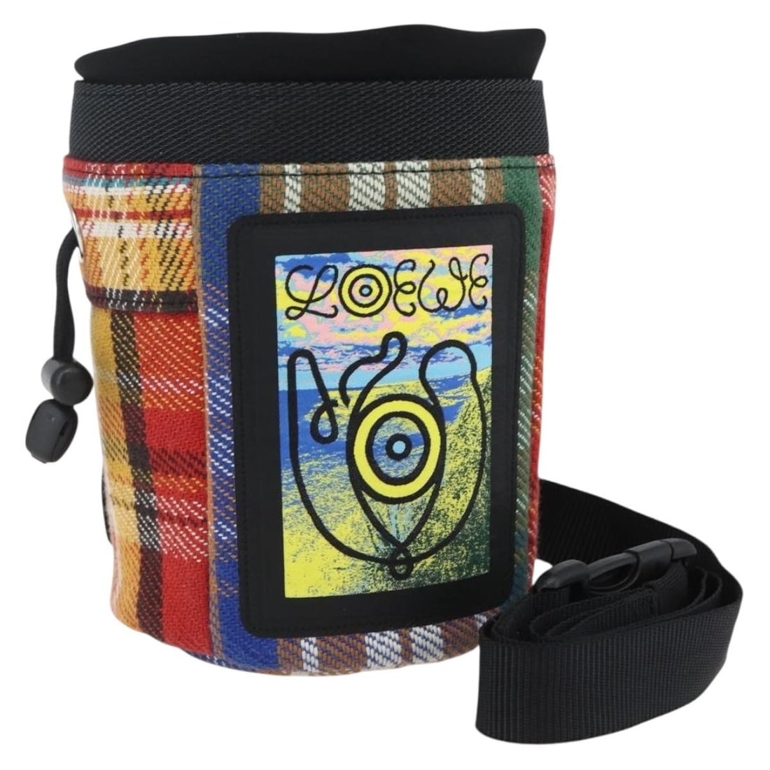 Canvas Multicolor Shoulder Bag LOEWE EYE Nature Collection with Dust Bag (1 of 18)