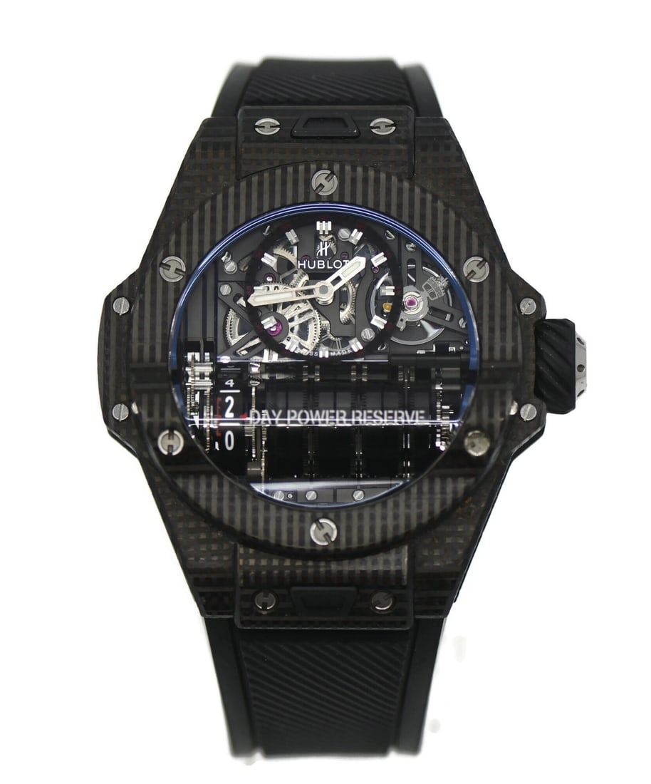 Hublot Big Bang MP-11 wristwatch carbon fiber 45 mm ref 911.QD.0123.RX (1 of 6)